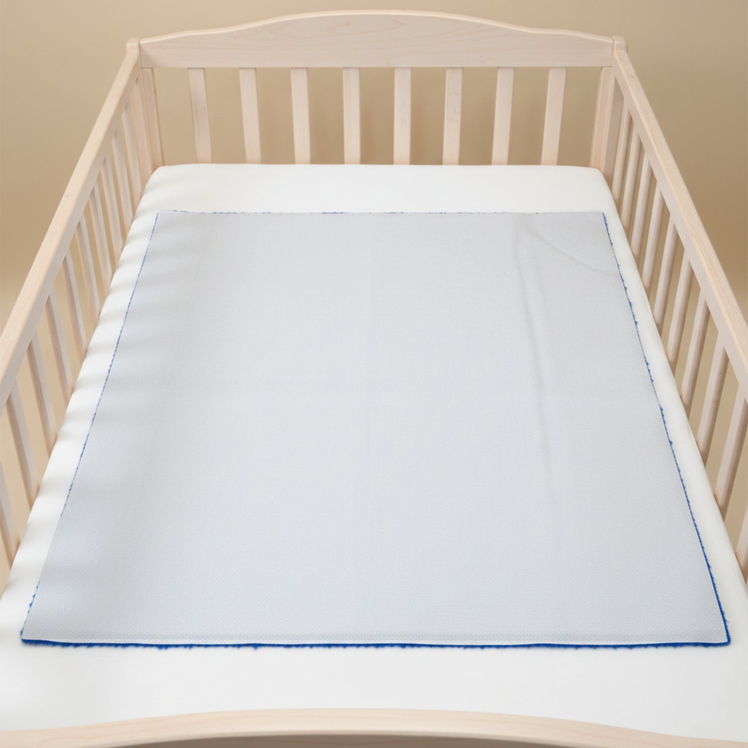 Baby Moo Plain Changeable Dry Sheet Water-resistant Bed Protector Pack Of 2 - Royal Blue, Red