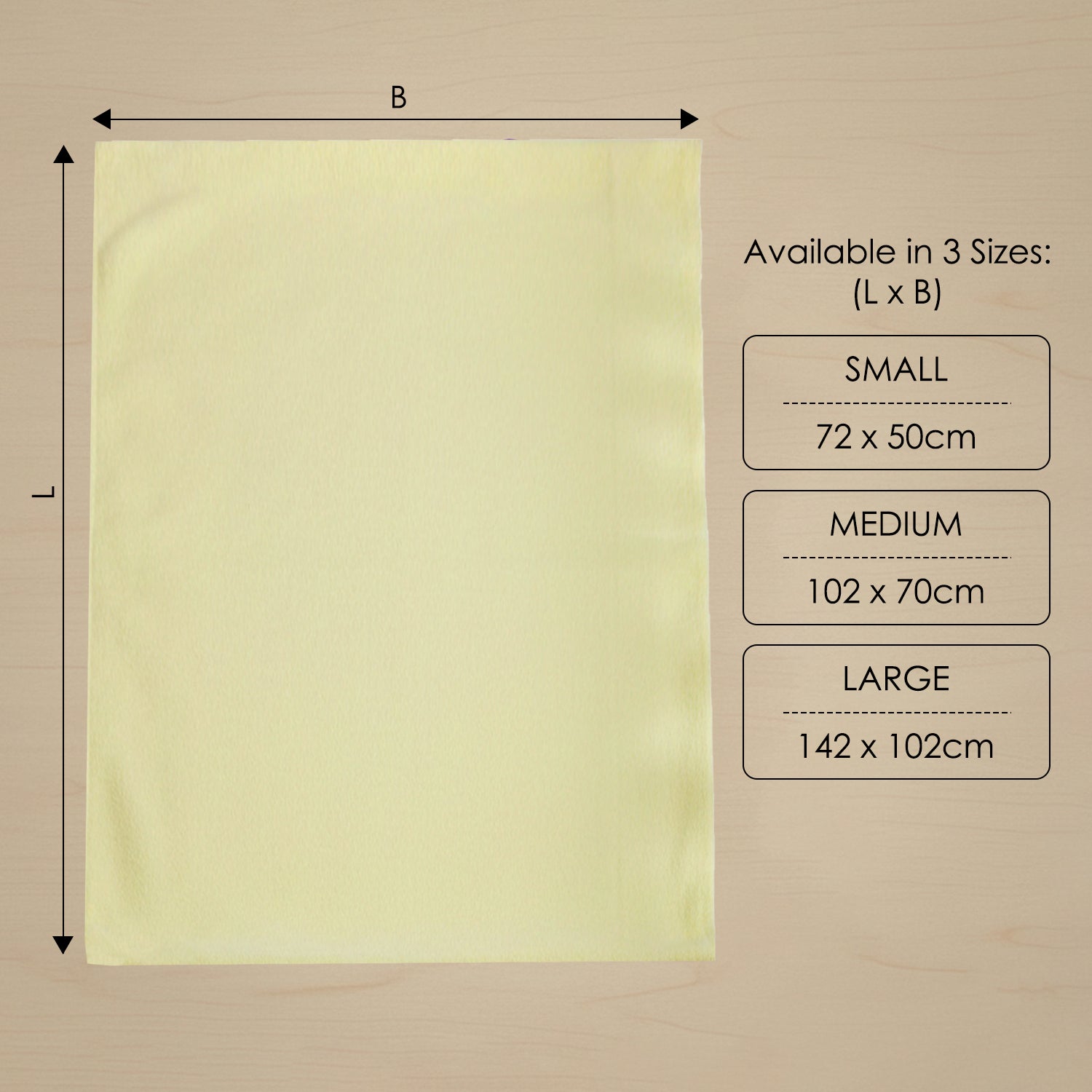 Baby Moo Plain Changeable Dry Sheet Water-resistant Bed Protector - Yellow