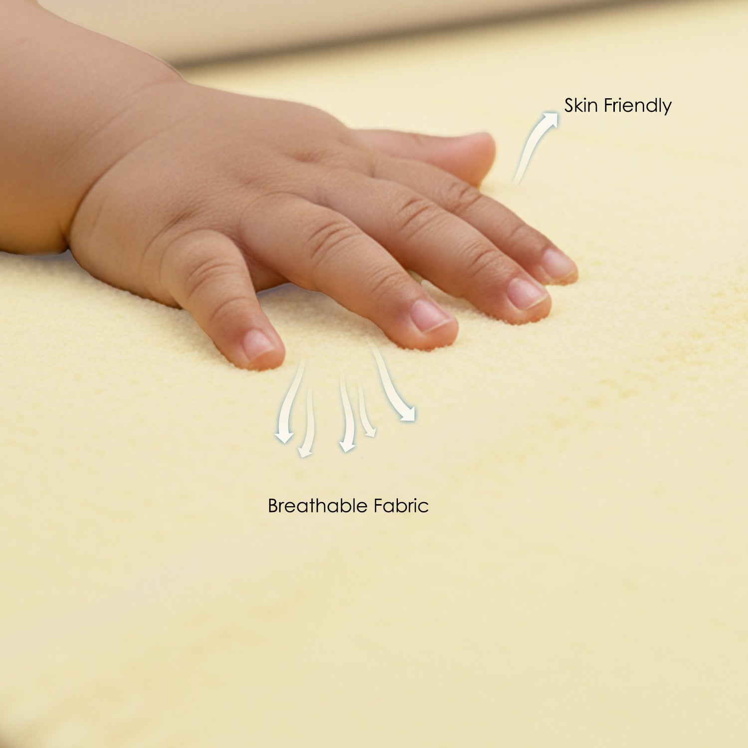 Baby Moo Plain Changeable Dry Sheet Water-resistant Bed Protector - Yellow