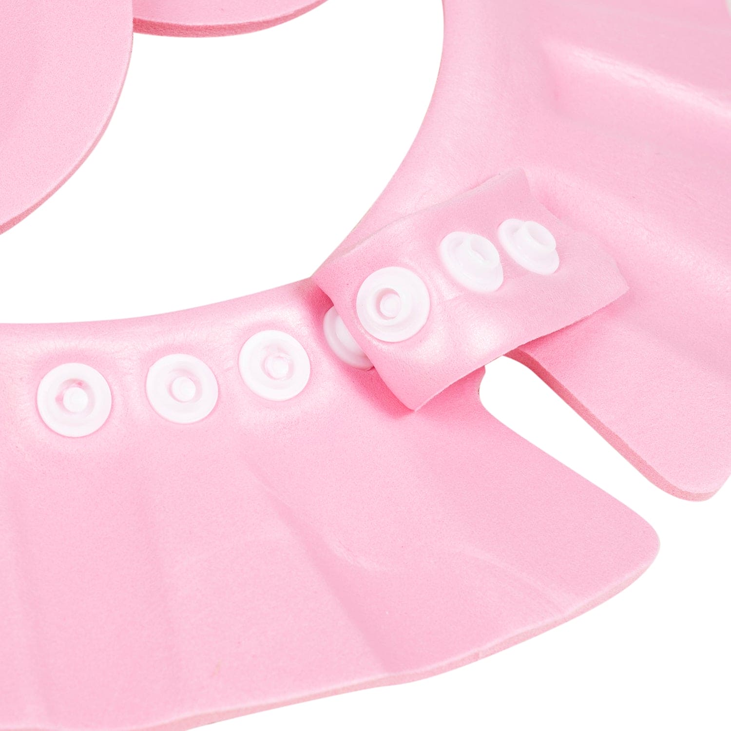 Baby Moo No Tears Safe Adjustable Bathing Shower Cap - Pink