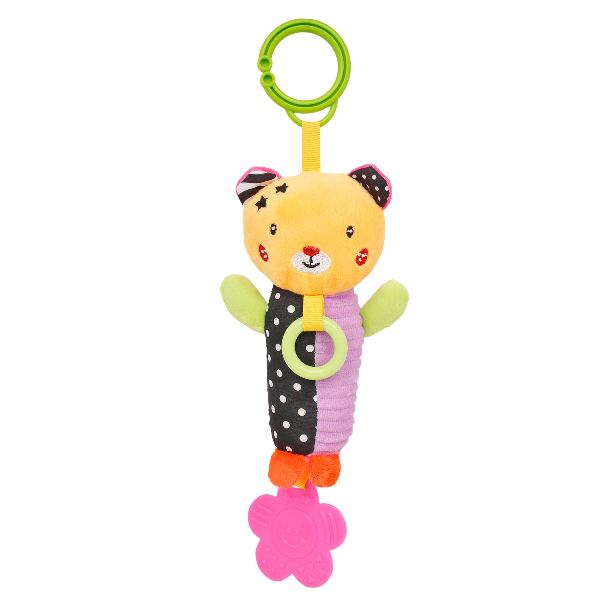 Smiling Star Purple Hanging Toy With Teether