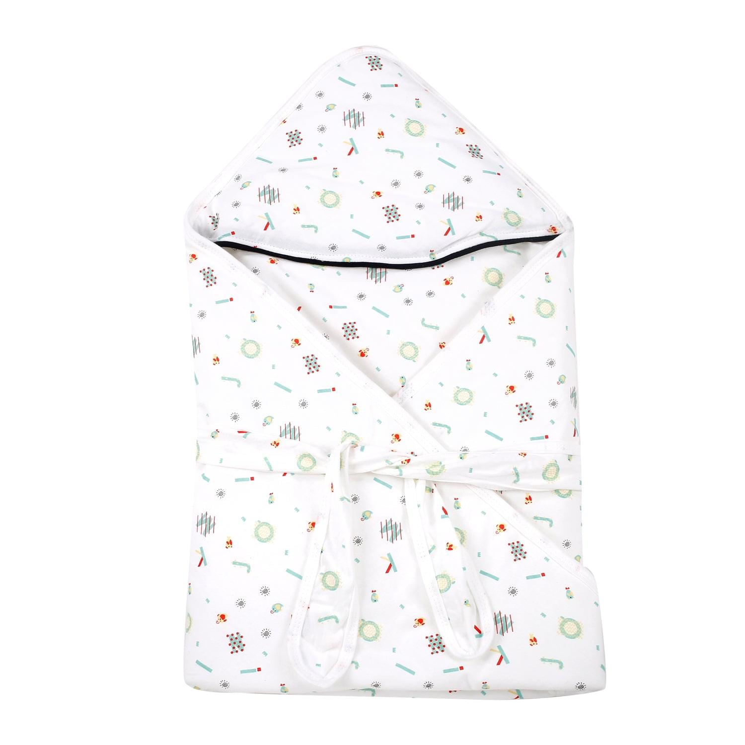 Abstract Multicolour Wrapper - Baby Moo