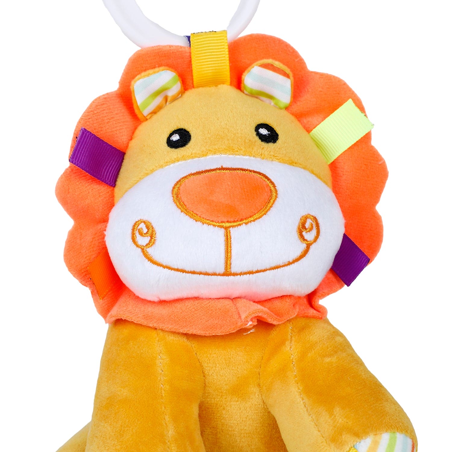 Baby Moo Lion King Hanging Musical Pulling Toy - Mustard
