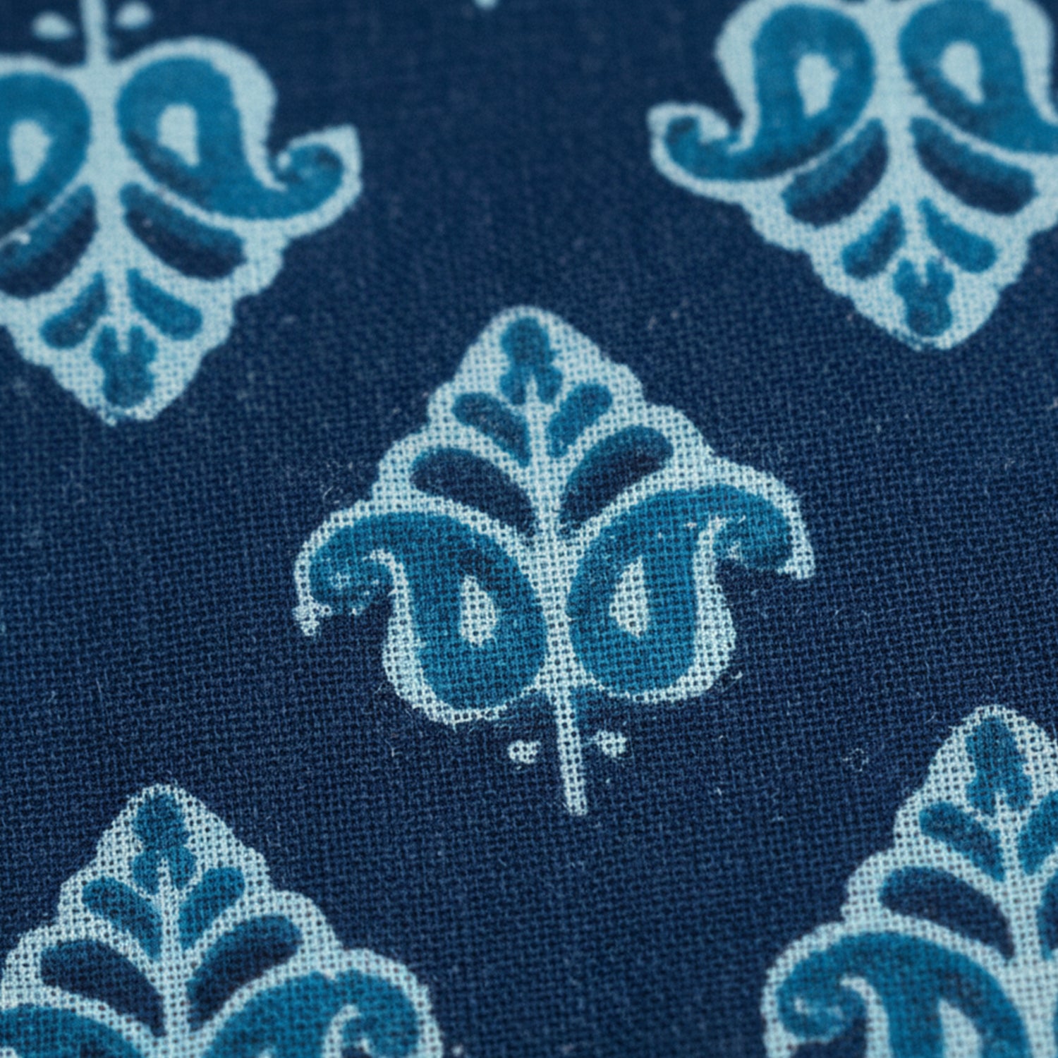 Baby Moo Indigo Print Ethnic Kurta Pyjama Set - Blue