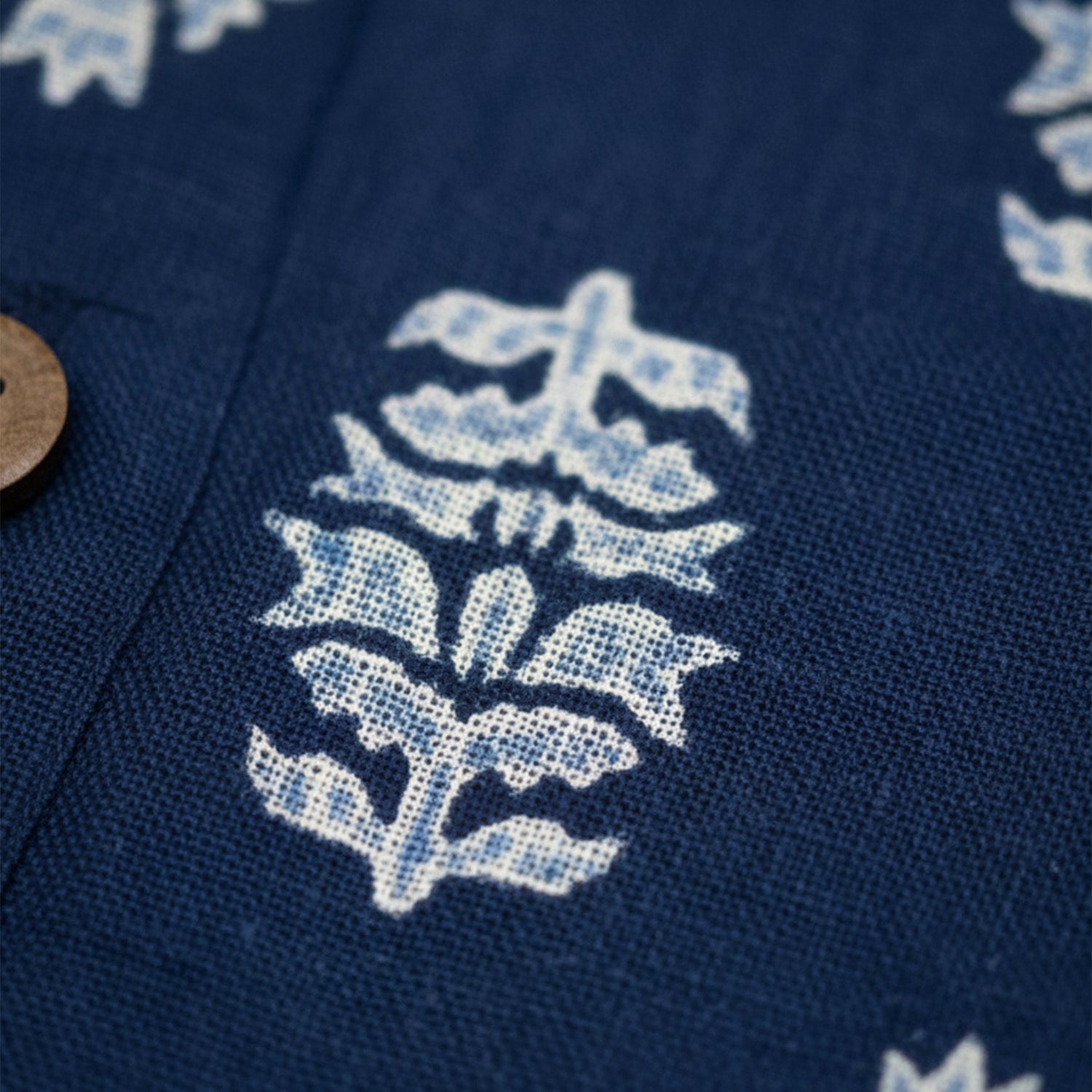 Baby Moo Botanical Print Ethnic Kurta Pyjama Set - Blue