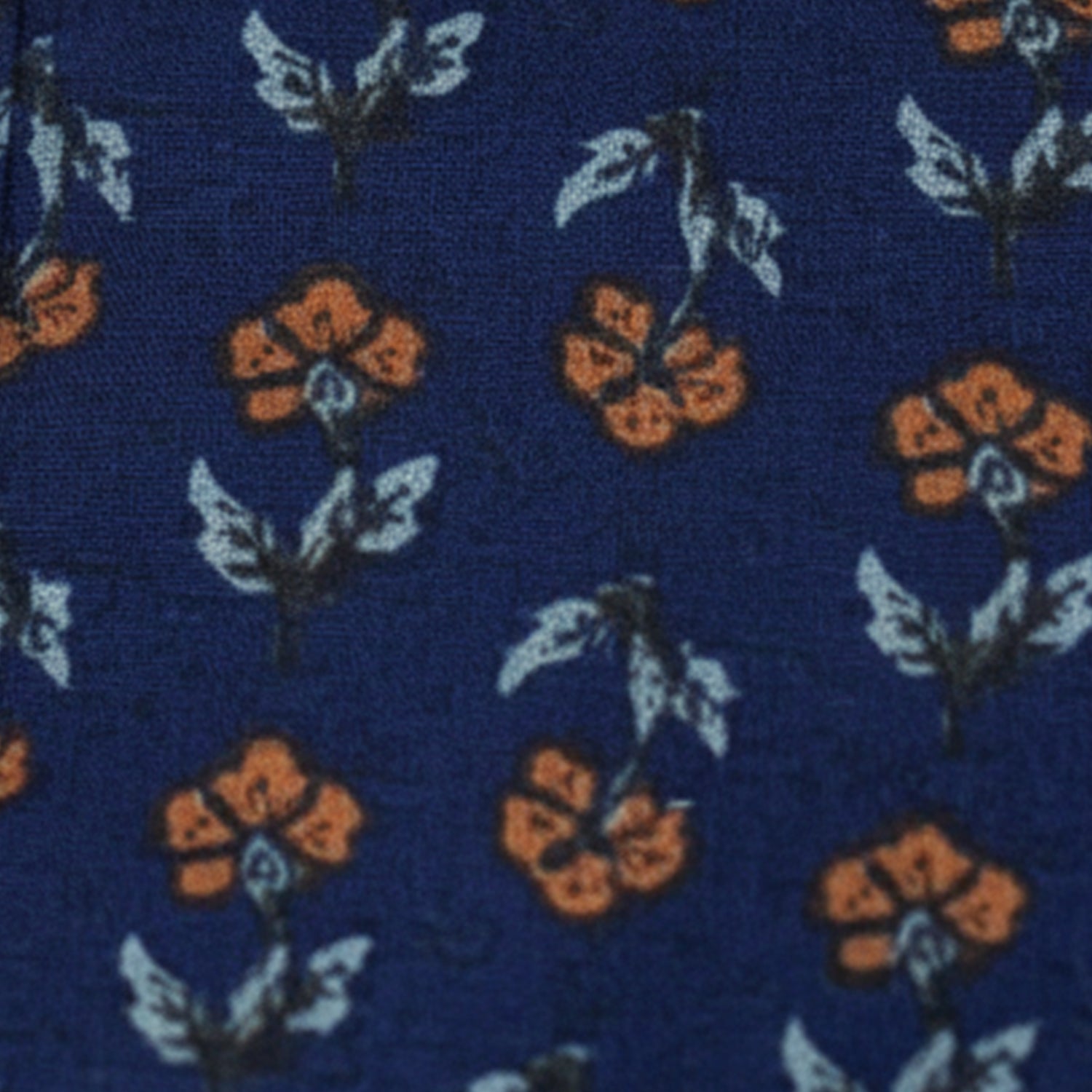 Baby Moo Floral Print Ethnic Boys Kurta Dhoti Set - Blue