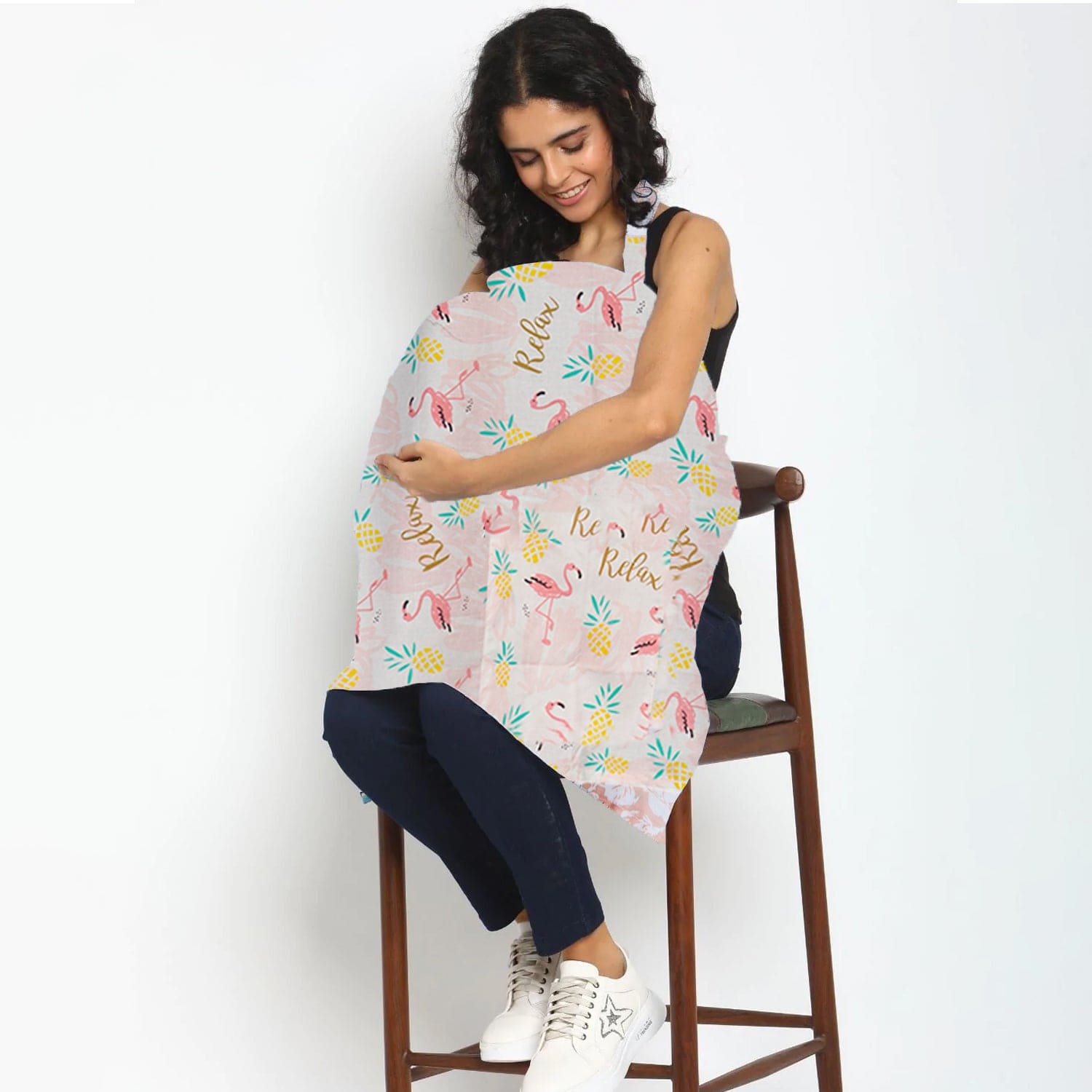 Flamingo Pink Nursing Cover