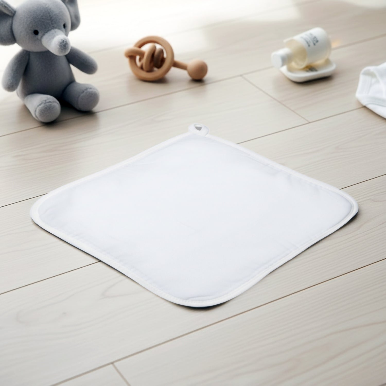 Baby Moo Animal Appetites Pack of 5 Soft Hankies Multipurpose Wash Cloth Muslin Napkin - Blue