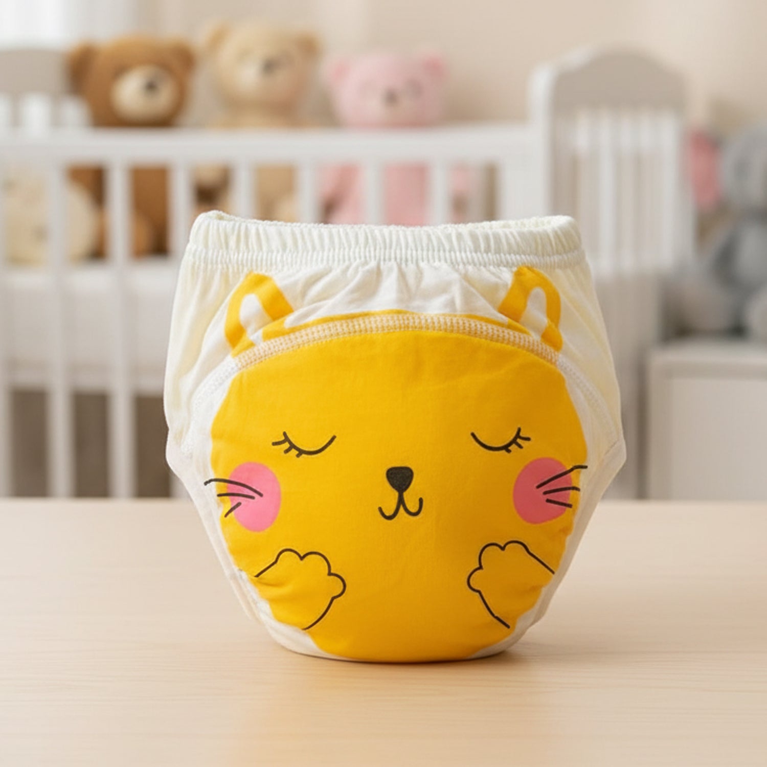 Baby Moo Sleepy Animal Reusable Cloth Toddler Training Pants - Multicolour