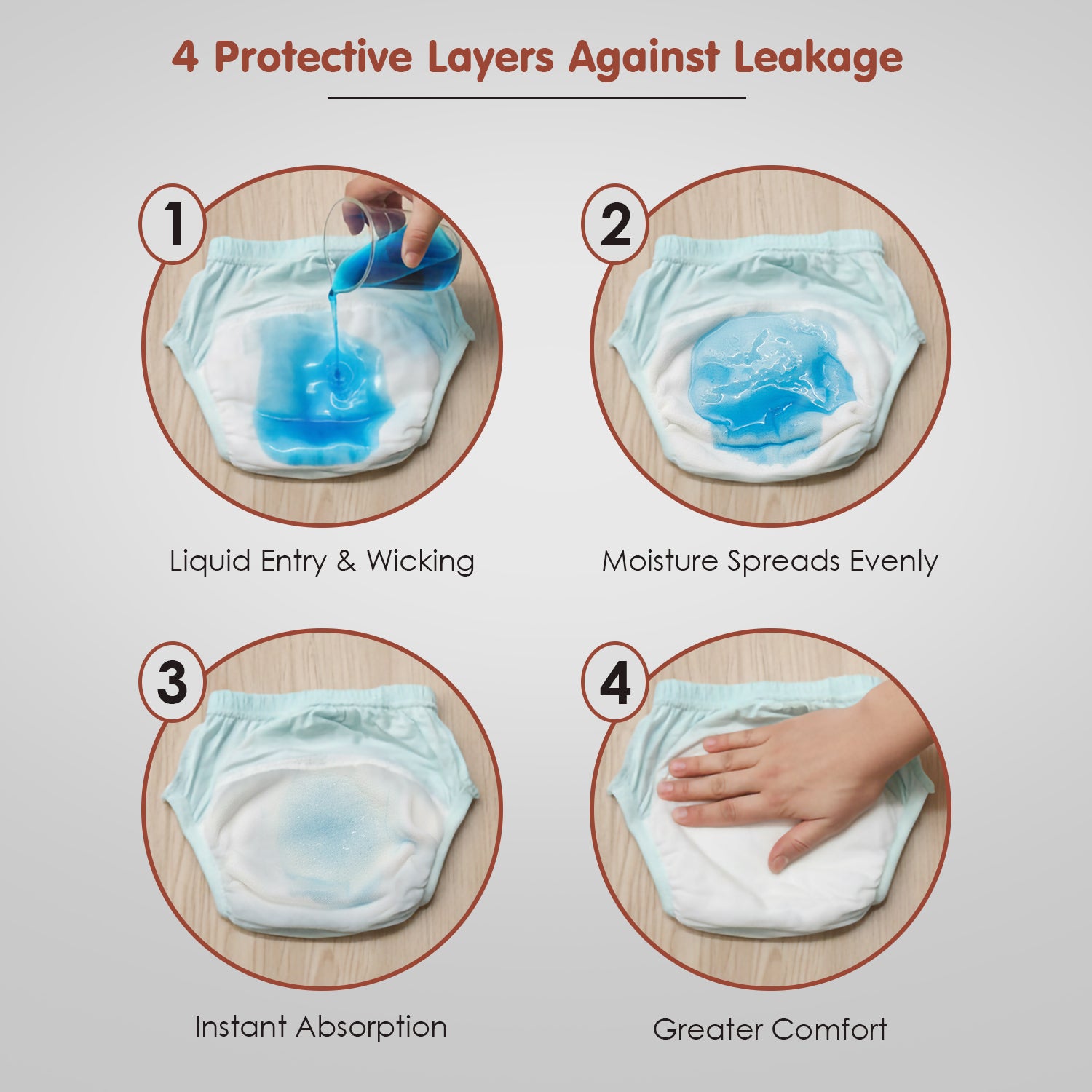 Baby Moo Polar Bear Reusable Cloth Toddler Training Pants - Multicolour