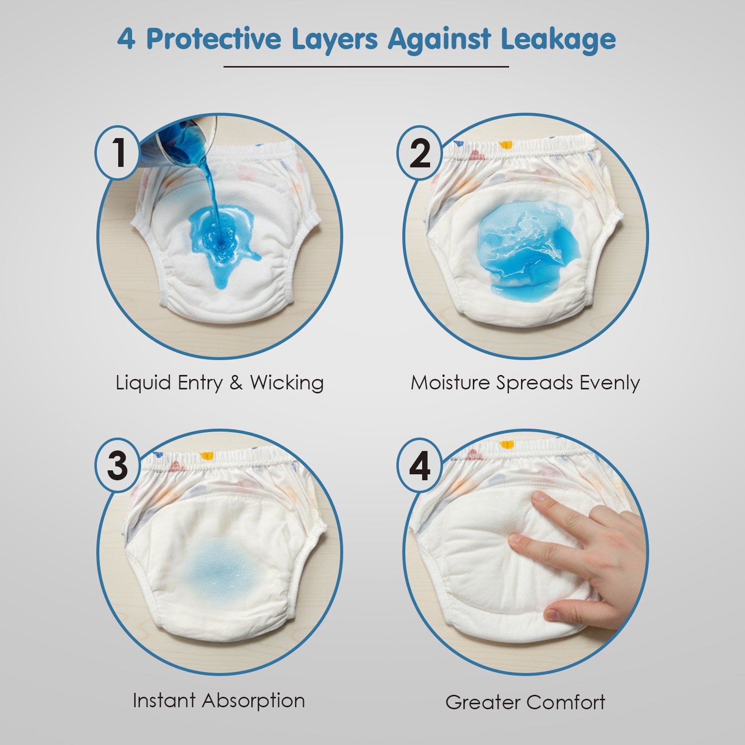 Baby Moo Little Chick Reusable Cloth Toddler Training Pants - Multicolour