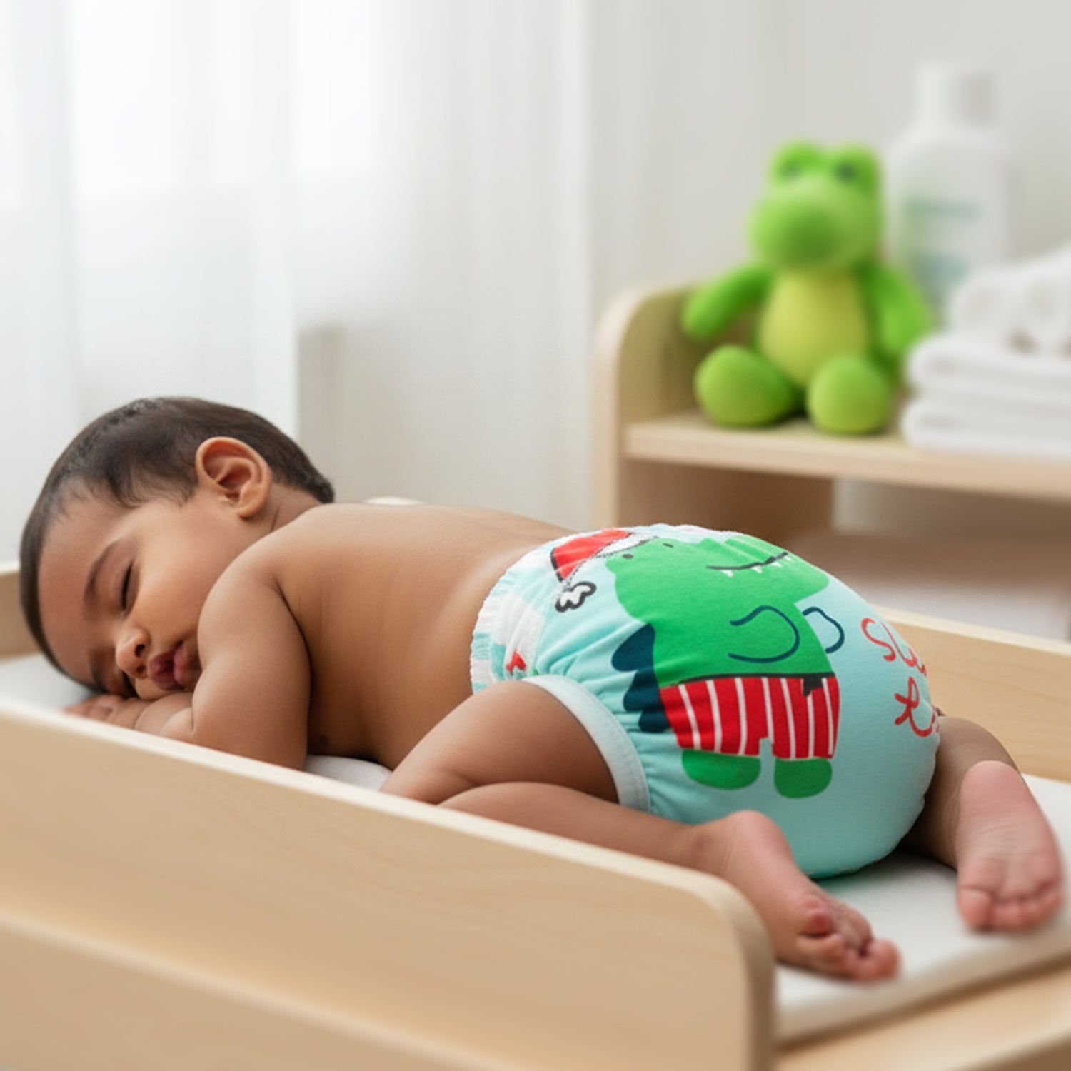 Baby Moo Jolly Dino Reusable Cloth Toddler Training Pants - Multicolour