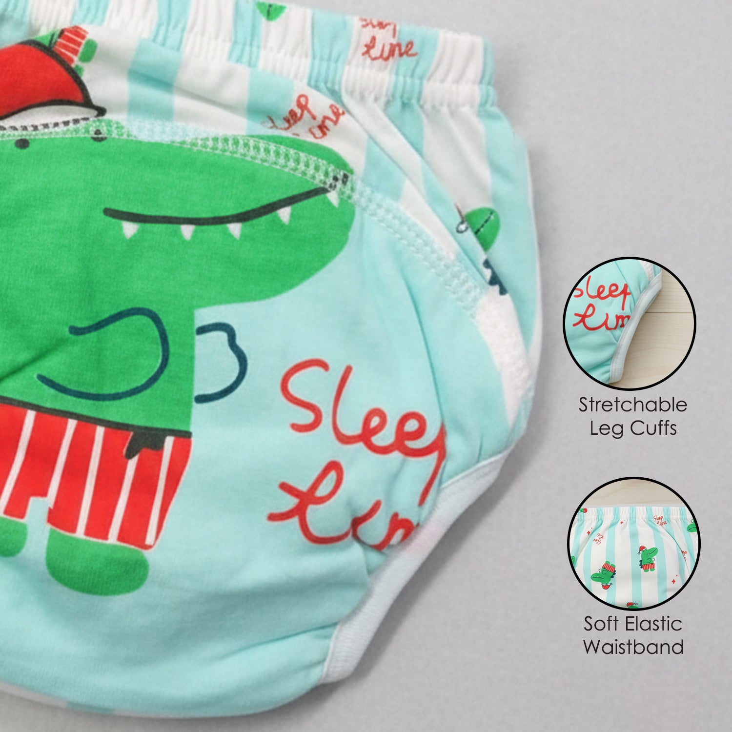 Baby Moo Jolly Dino Reusable Cloth Toddler Training Pants - Multicolour