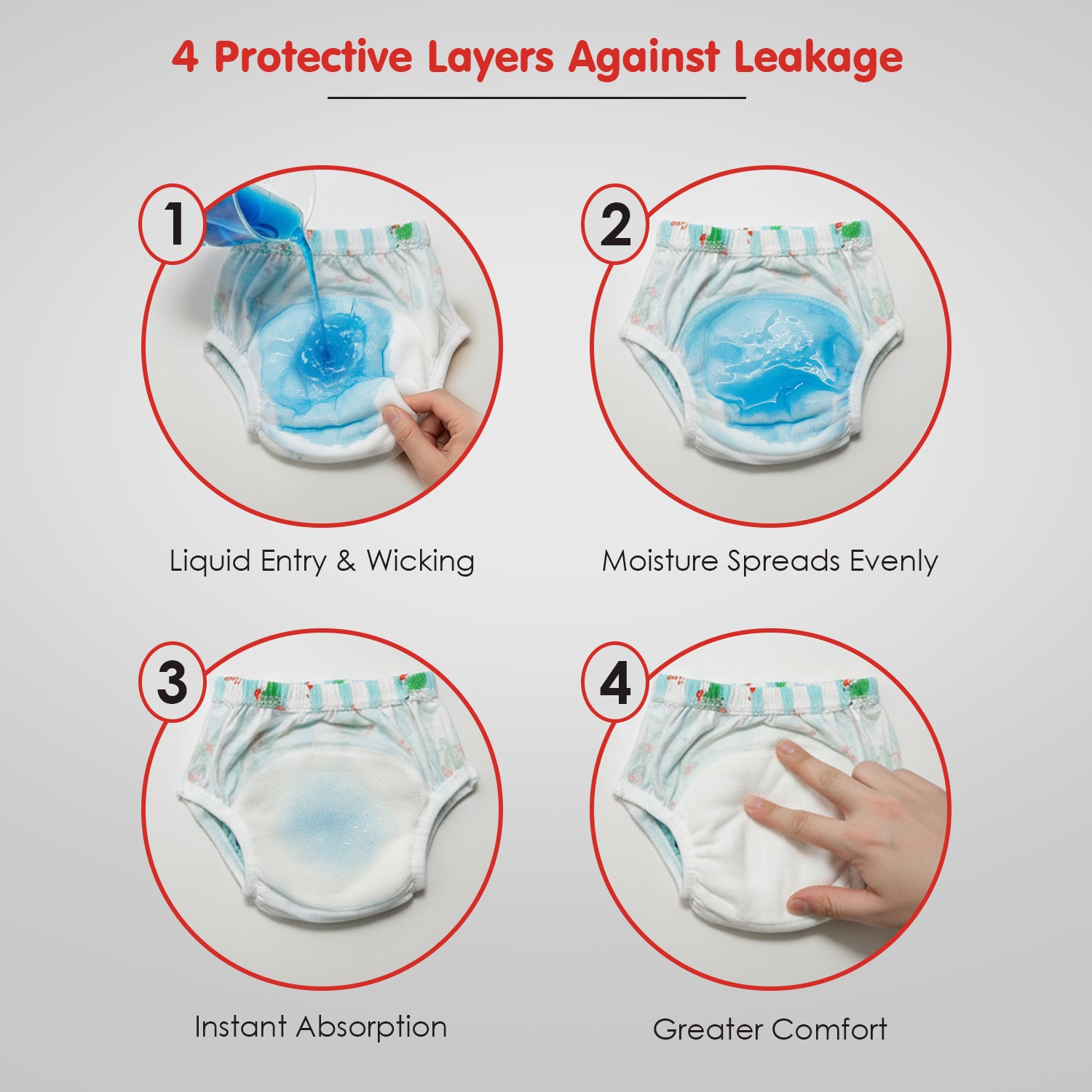 Baby Moo Jolly Dino Reusable Cloth Toddler Training Pants - Multicolour