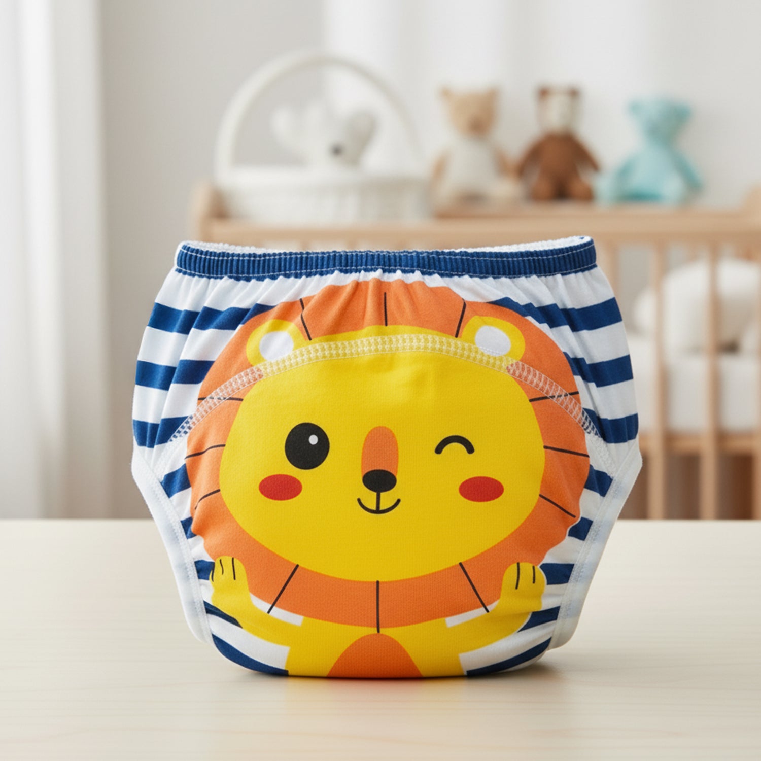 Baby Moo Little Lion Reusable Cloth Toddler Training Pants - Multicolour