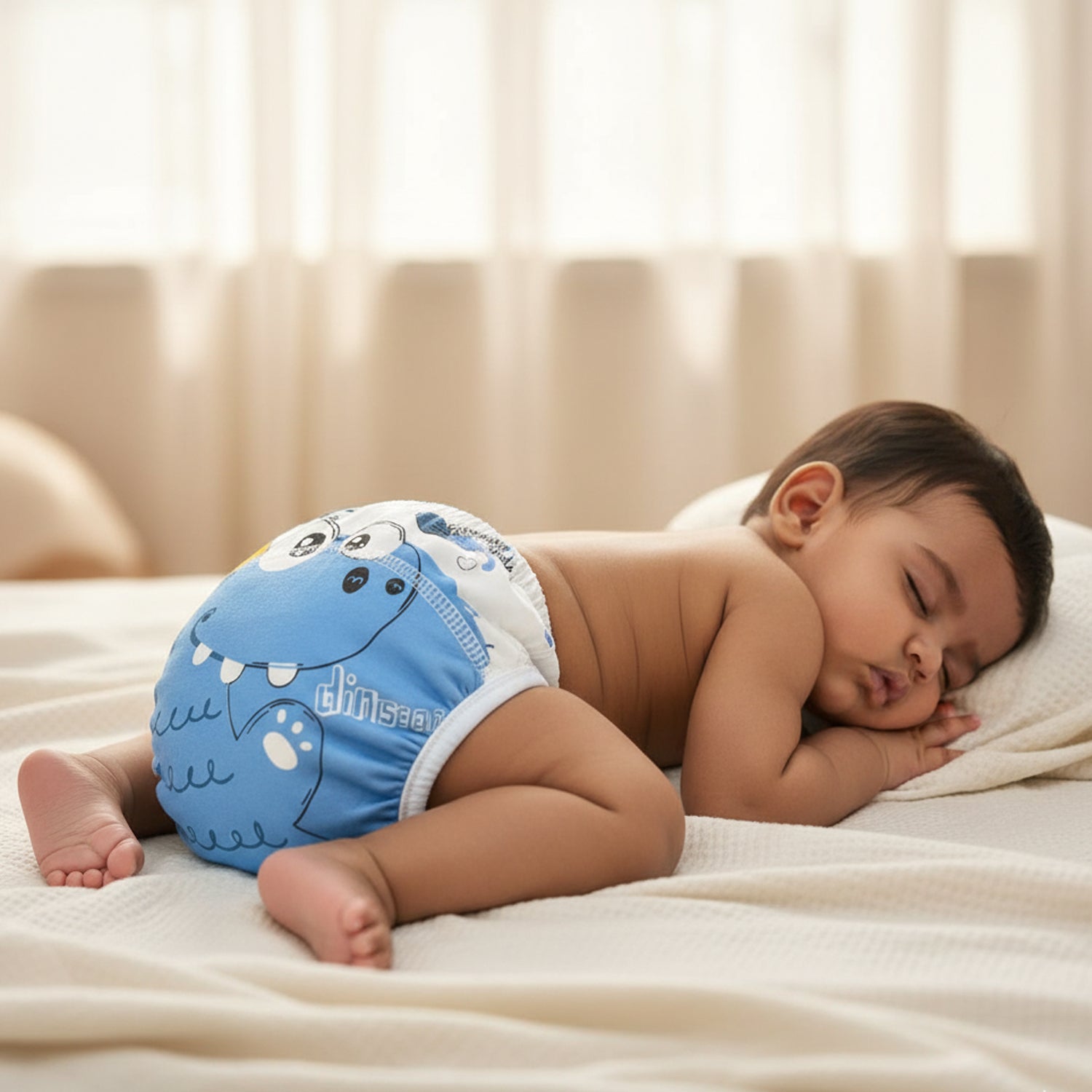 Baby Moo Marine Life Reusable Cloth Toddler Training Pants - Multicolour