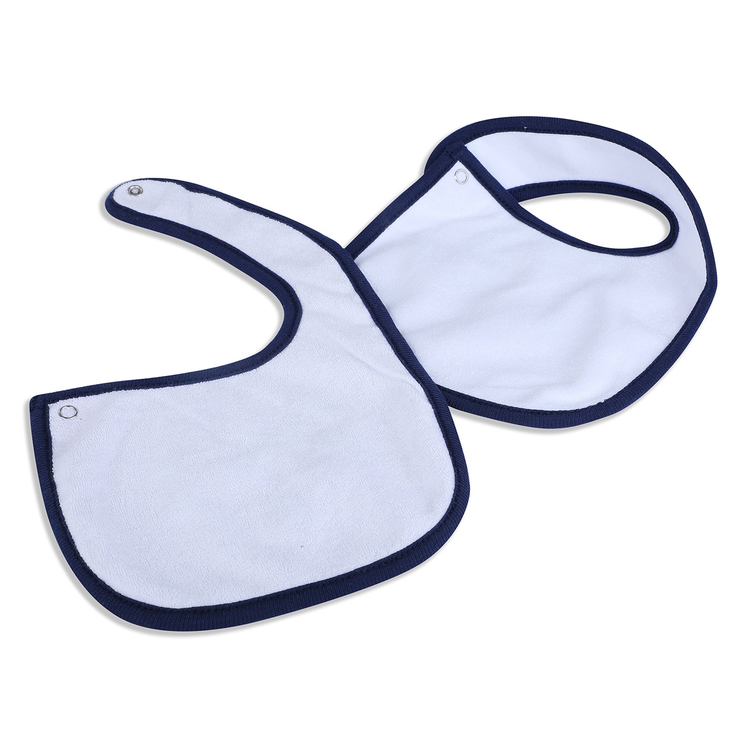 Baby Moo Daddy's Sailor Cotton 2 Pack Buttoned Feeding Bibs - Red - Baby Moo