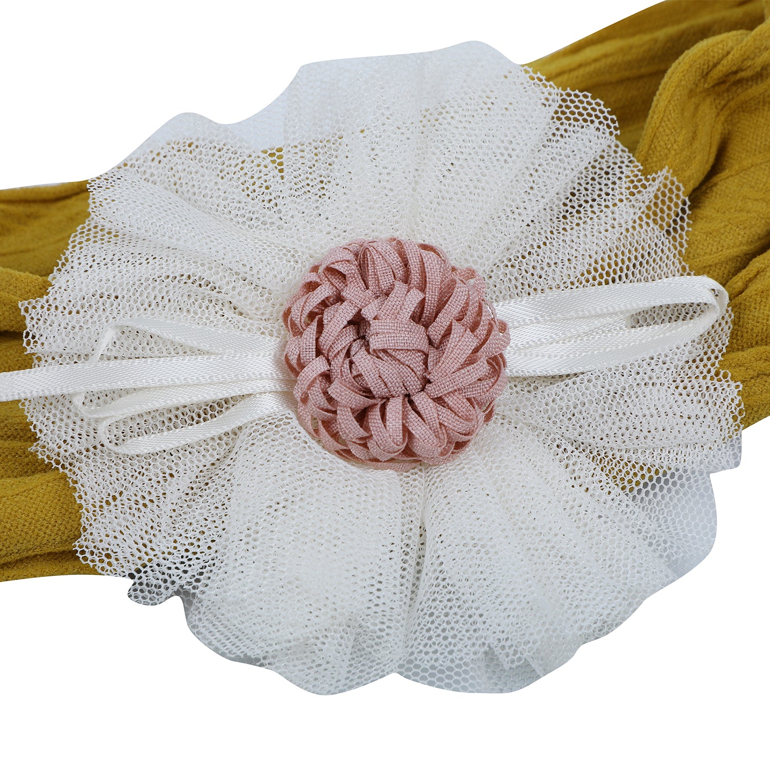 Baby Moo Pretty Floral Headband Set of 3 - Pink - Baby Moo
