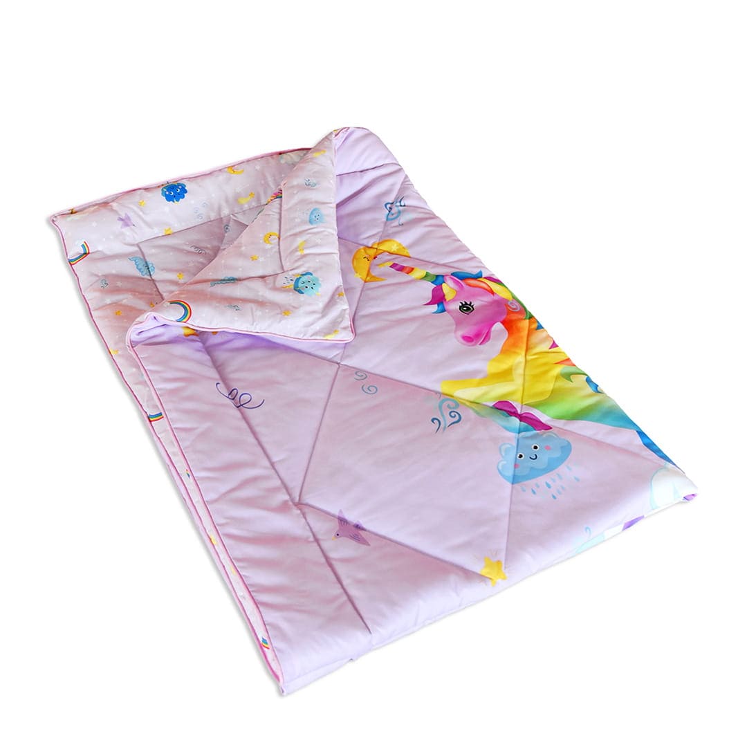 Baby Moo Unicorn Extra Warm XL Duvet Quilt - Pink - Baby Moo