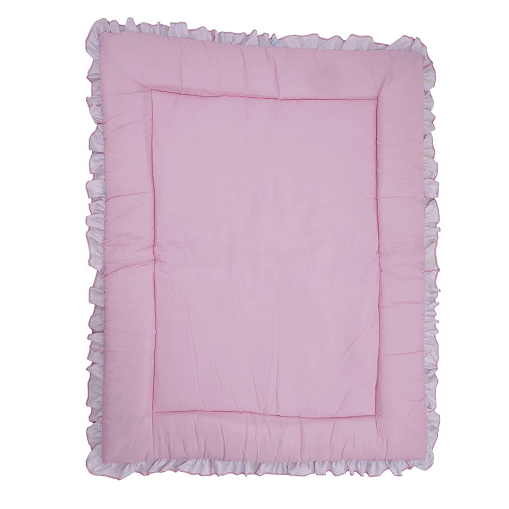Baby Moo Unicorn Soft Frill Large Duvet Quilt - Pink - Baby Moo