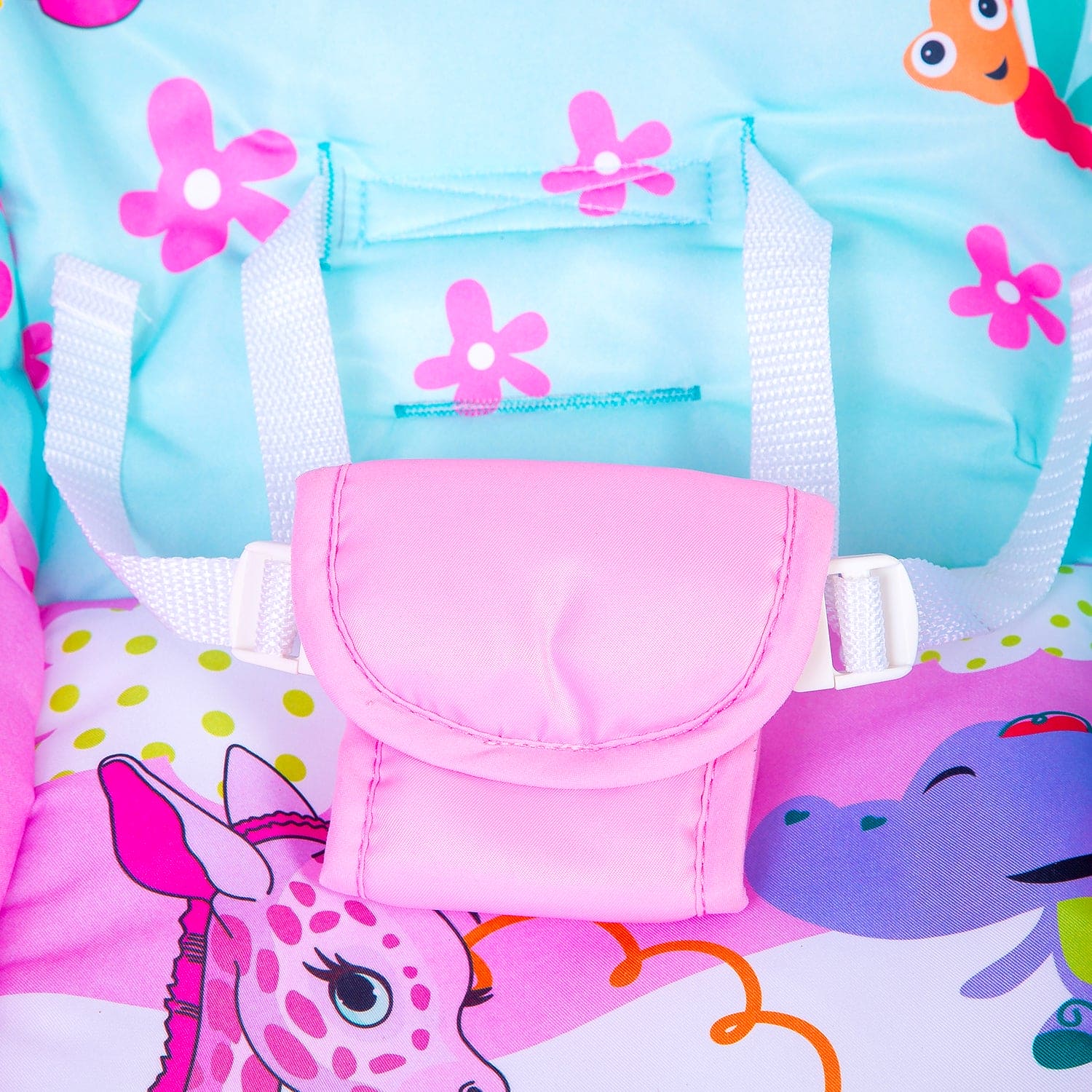 2 In 1 Rocker Cum Feeding Chair 20 Kg Pink