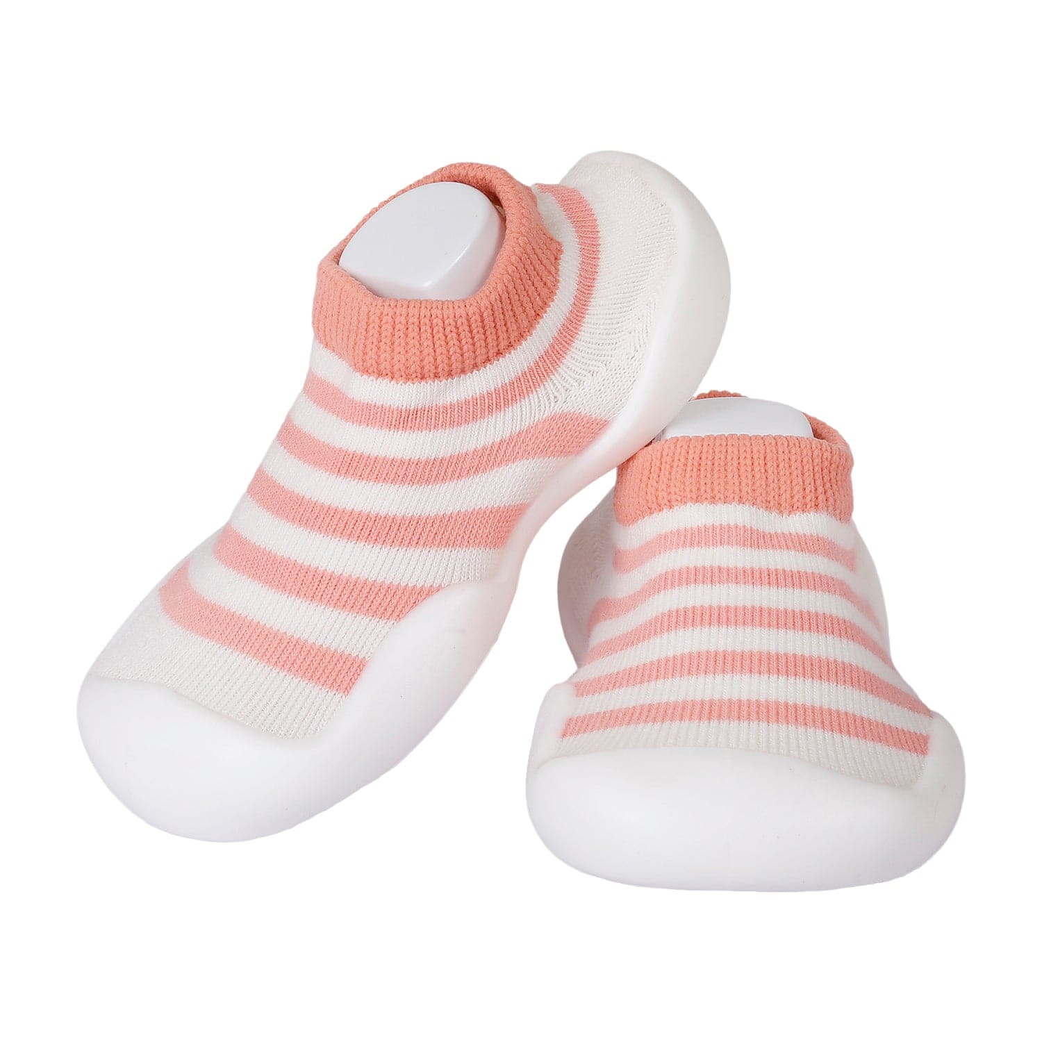 Slip-On Shoes Striped Peach