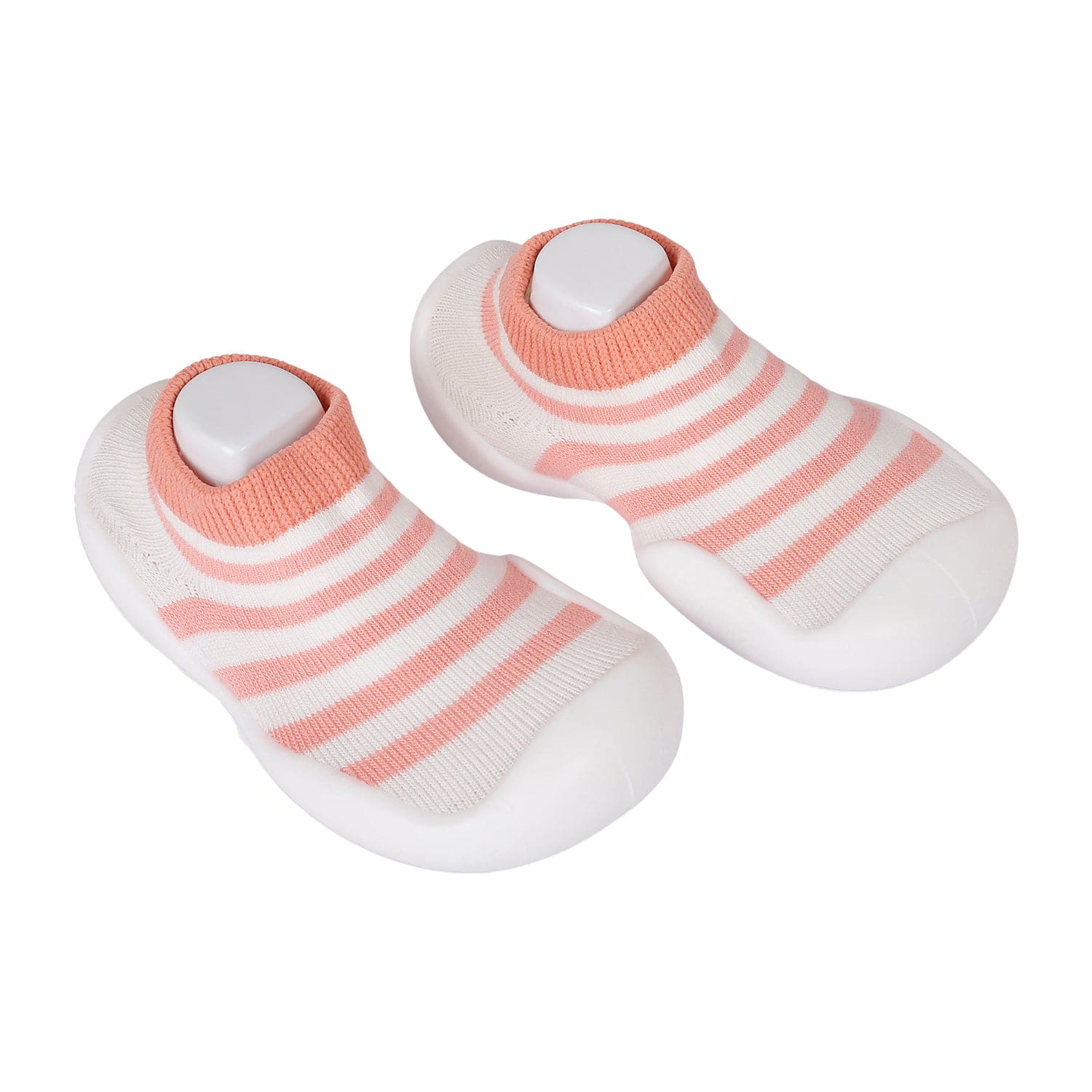 Slip-On Shoes Striped Peach