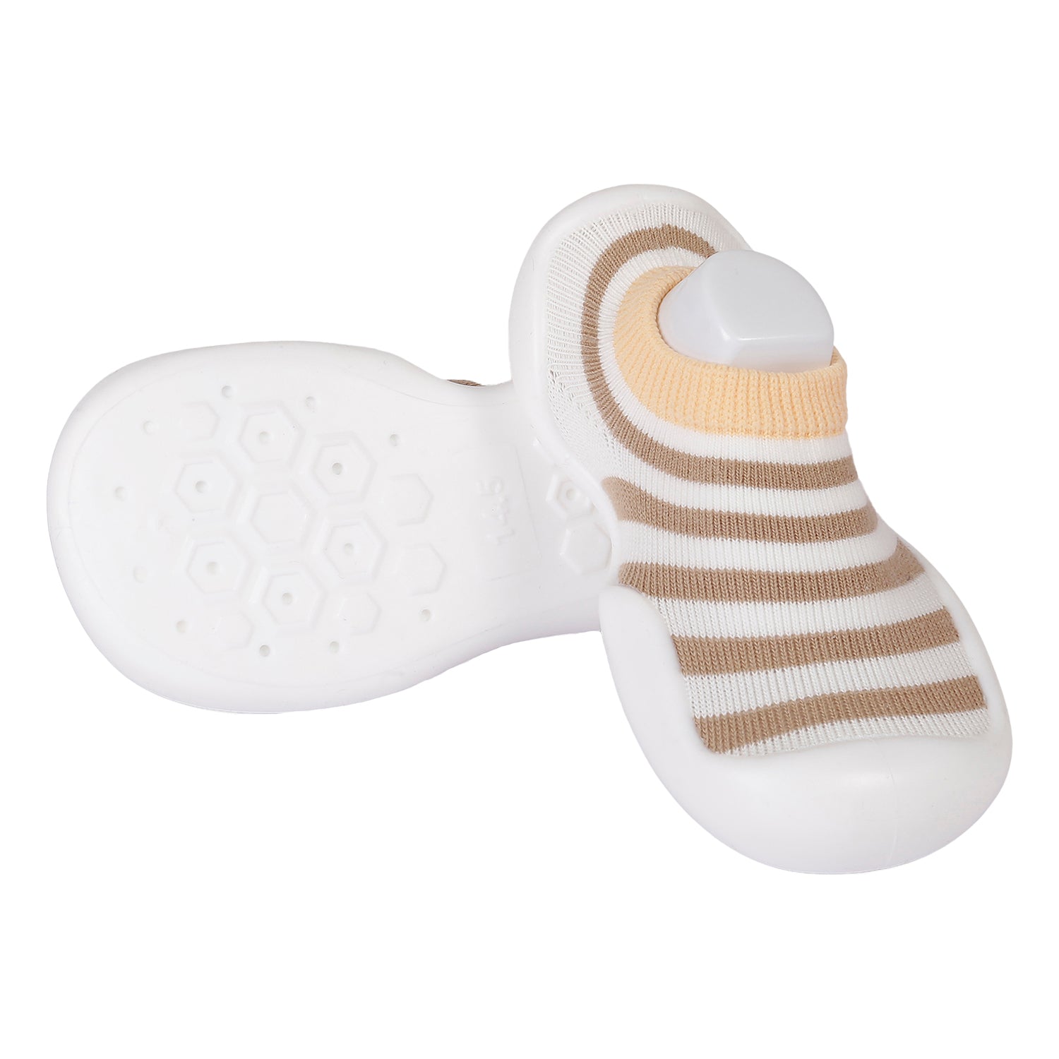 Slip-On Shoes Striped Brown