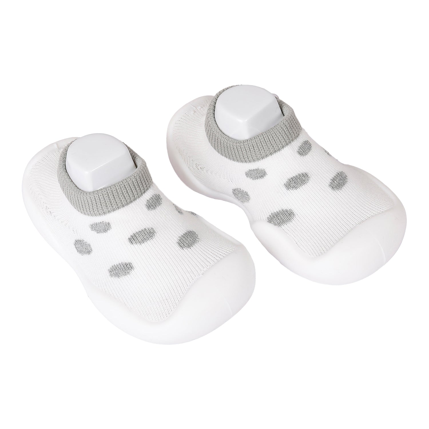 Slip-On Shoes Polka Dots Grey