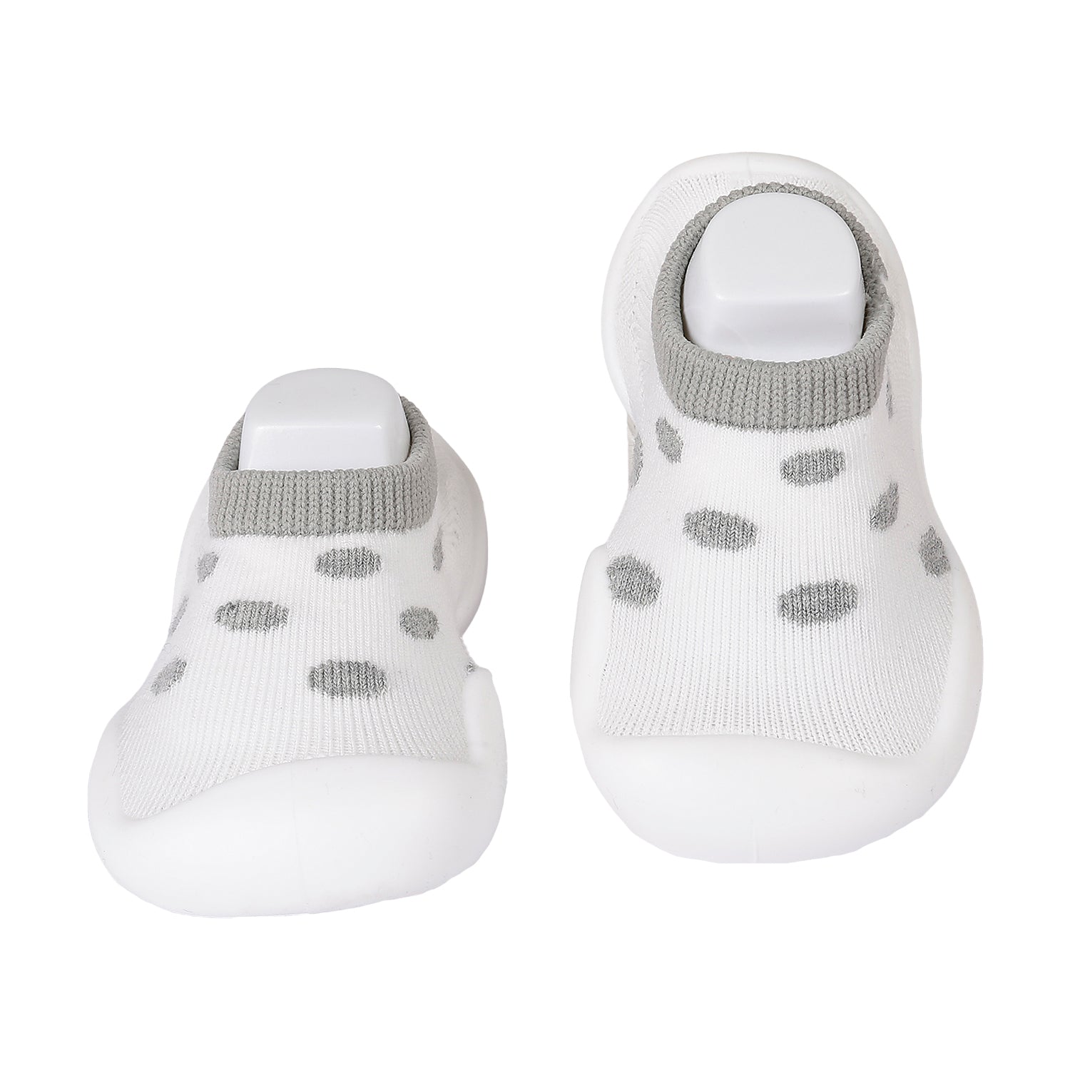 Slip-On Shoes Polka Dots Grey