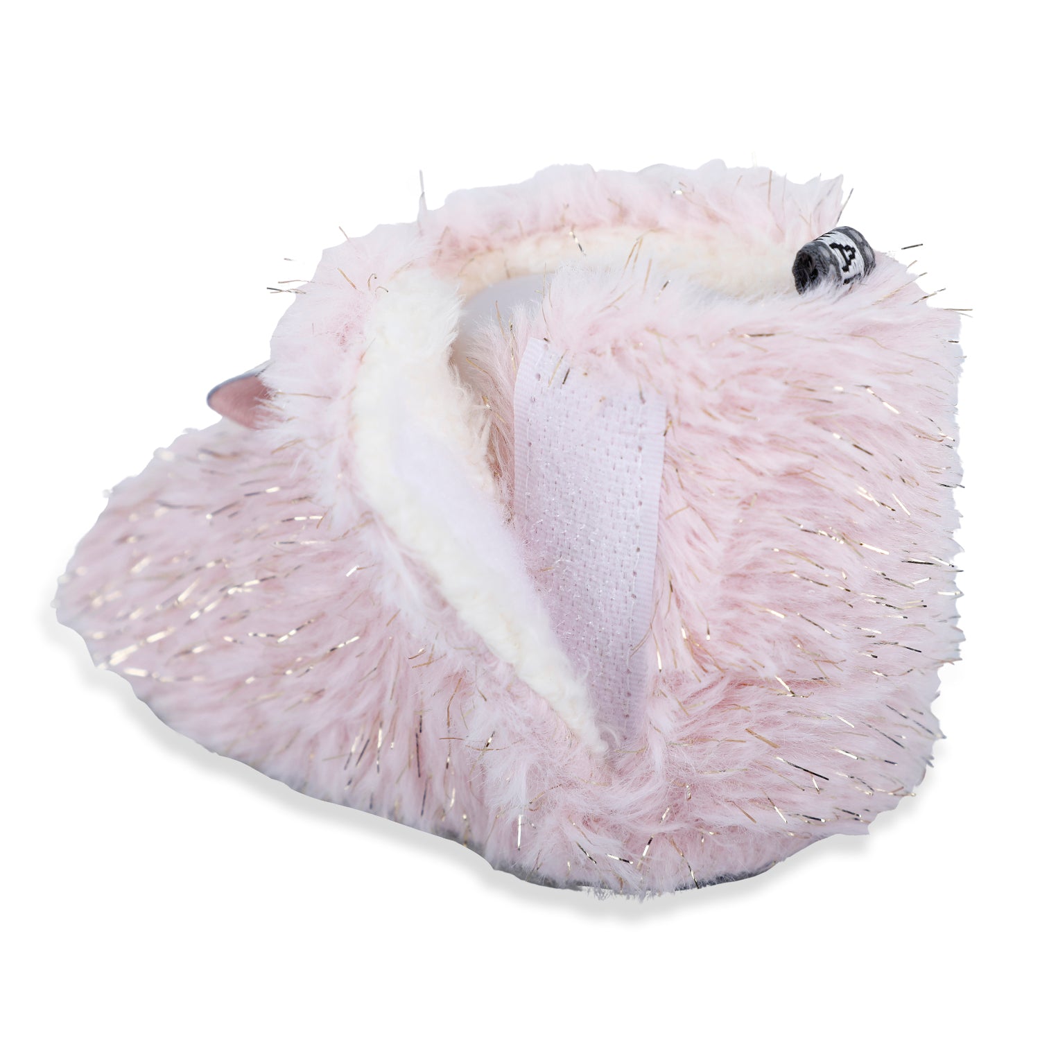 Baby Moo Papa's Angel Velcro Warm Furry Booties - Pink - Baby Moo