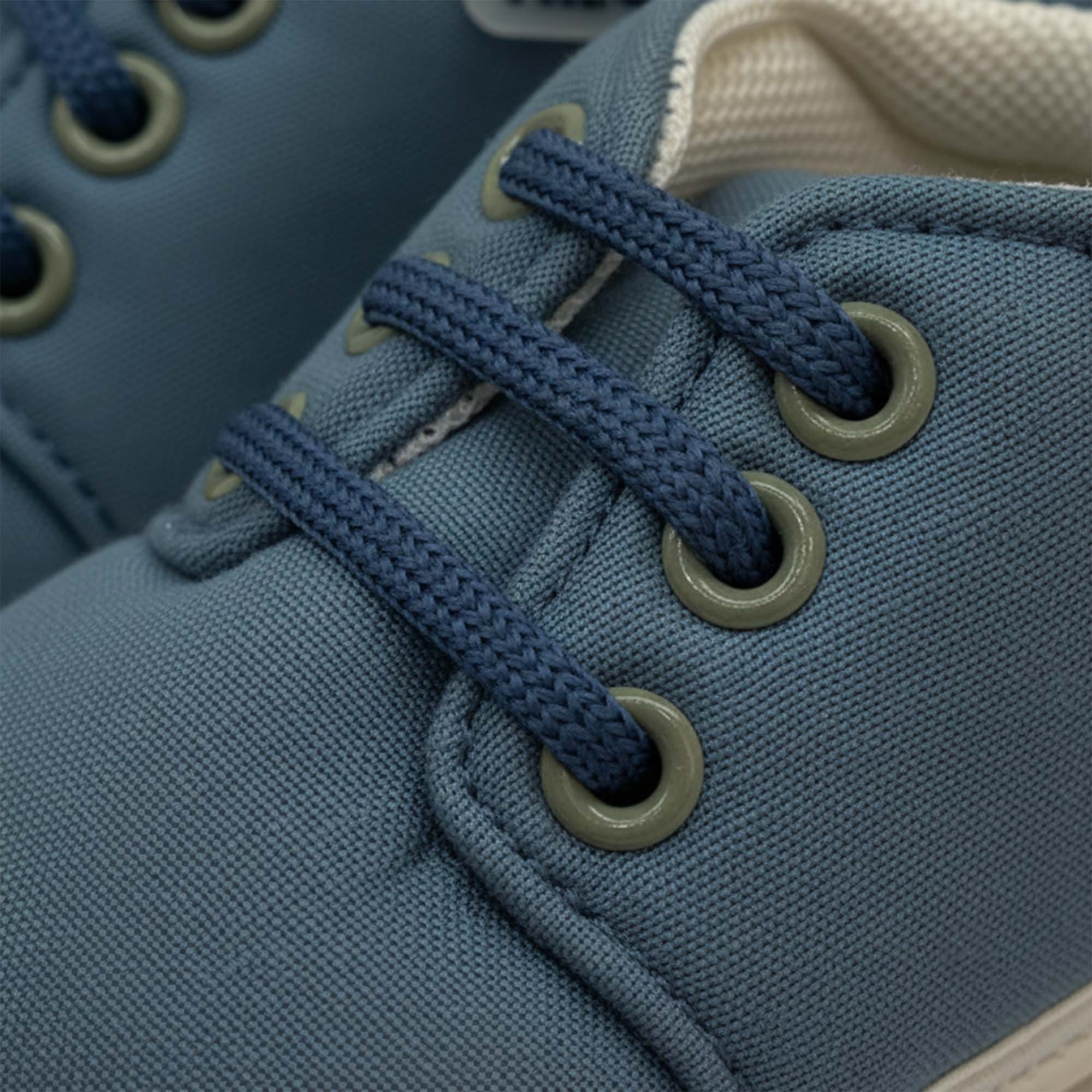 Baby Moo Stylish Lace-Up Comfy Velcro Sneakers Booties-Blue