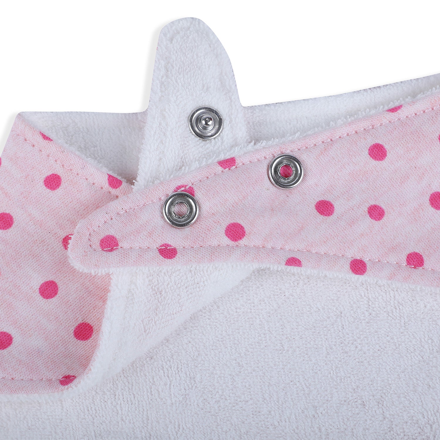 Baby Moo I Got It From My Mama Cotton 3 Pack Bandana Bibs - Pink - Baby Moo