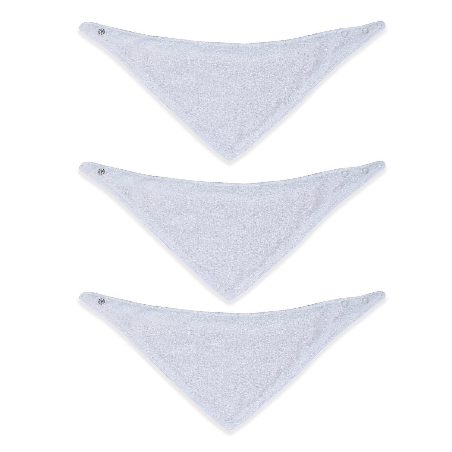 Baby Moo Bunny Chasing Rainbow Cotton 3 Pack Bandana Bibs - Pink - Baby Moo