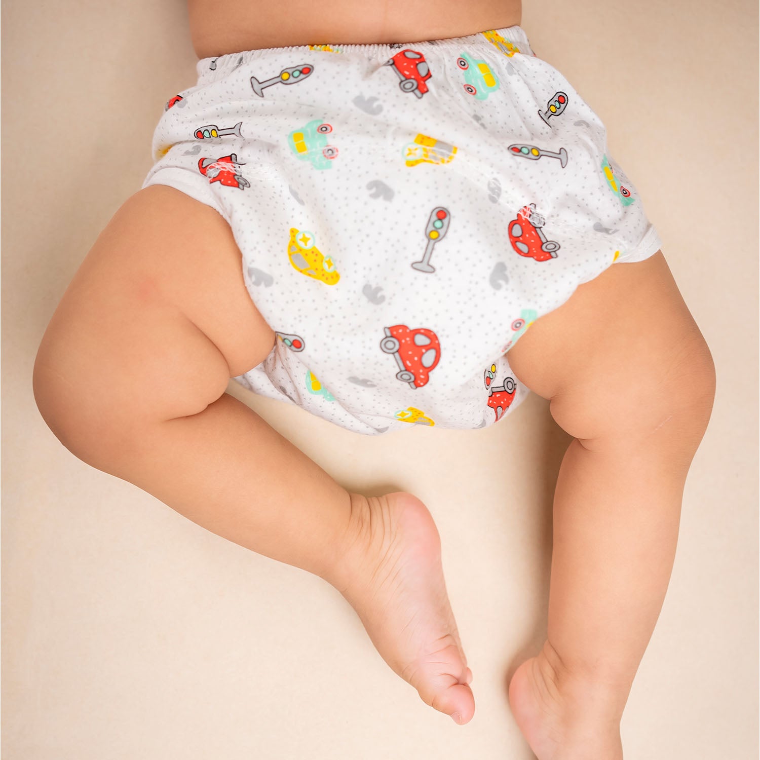 Baby Moo Vehicle Reusable Cloth Training Diaper Panty - Multicolour - Baby Moo