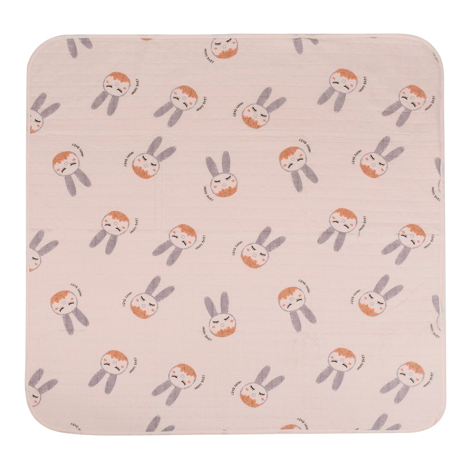 Baby Moo Sleeping Bunny Soft Warm Hooded Wrapper - Yellow