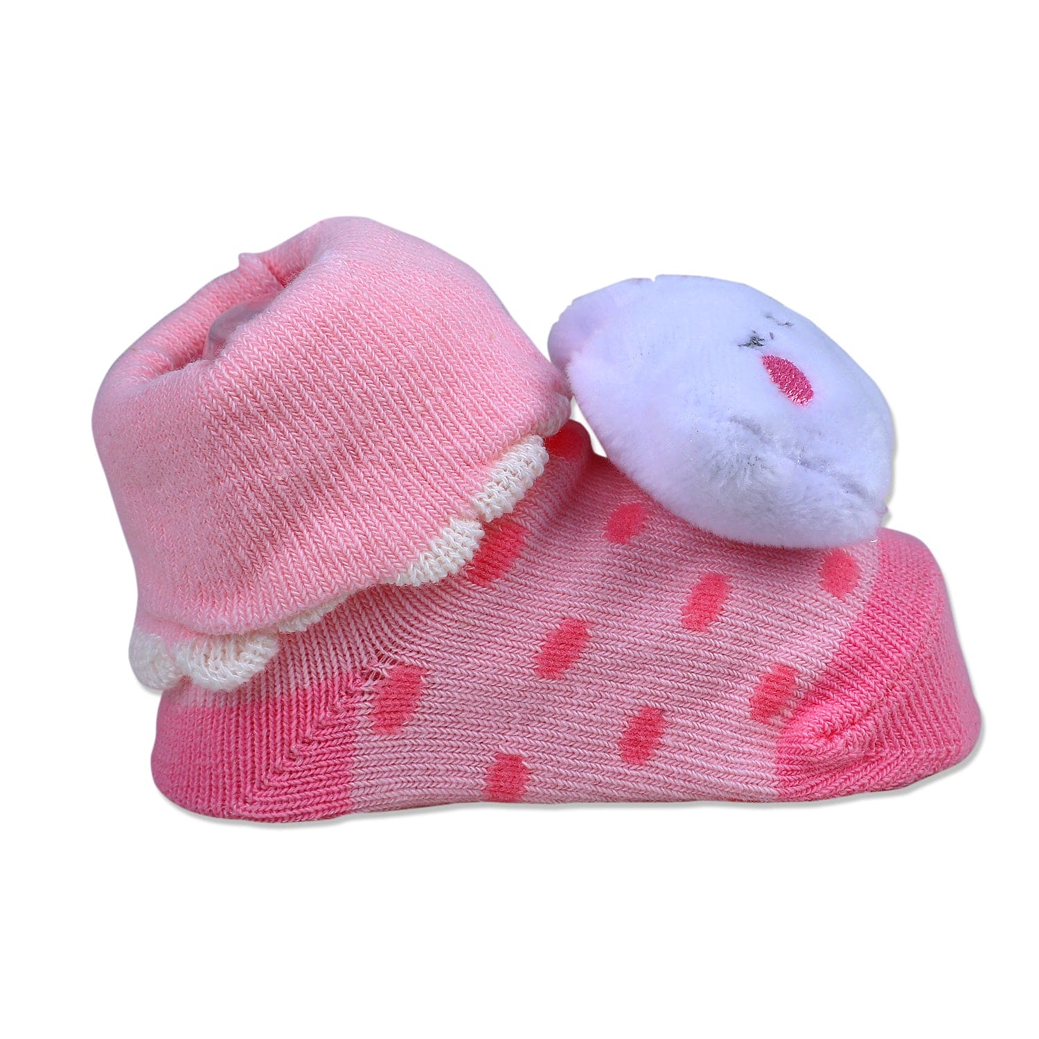 Baby Moo Sleeping Cloud Cotton Anti-Skid 3D Socks - Pink - Baby Moo