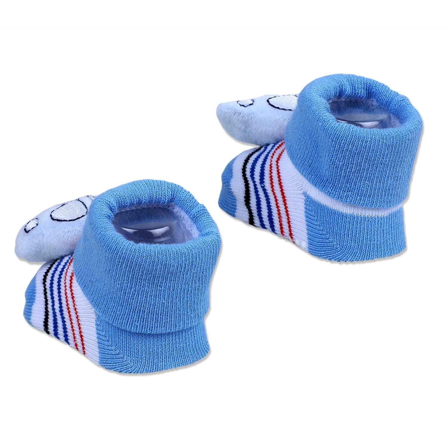 Baby Moo Car Cotton Anti-Skid 3D Socks - Blue - Baby Moo