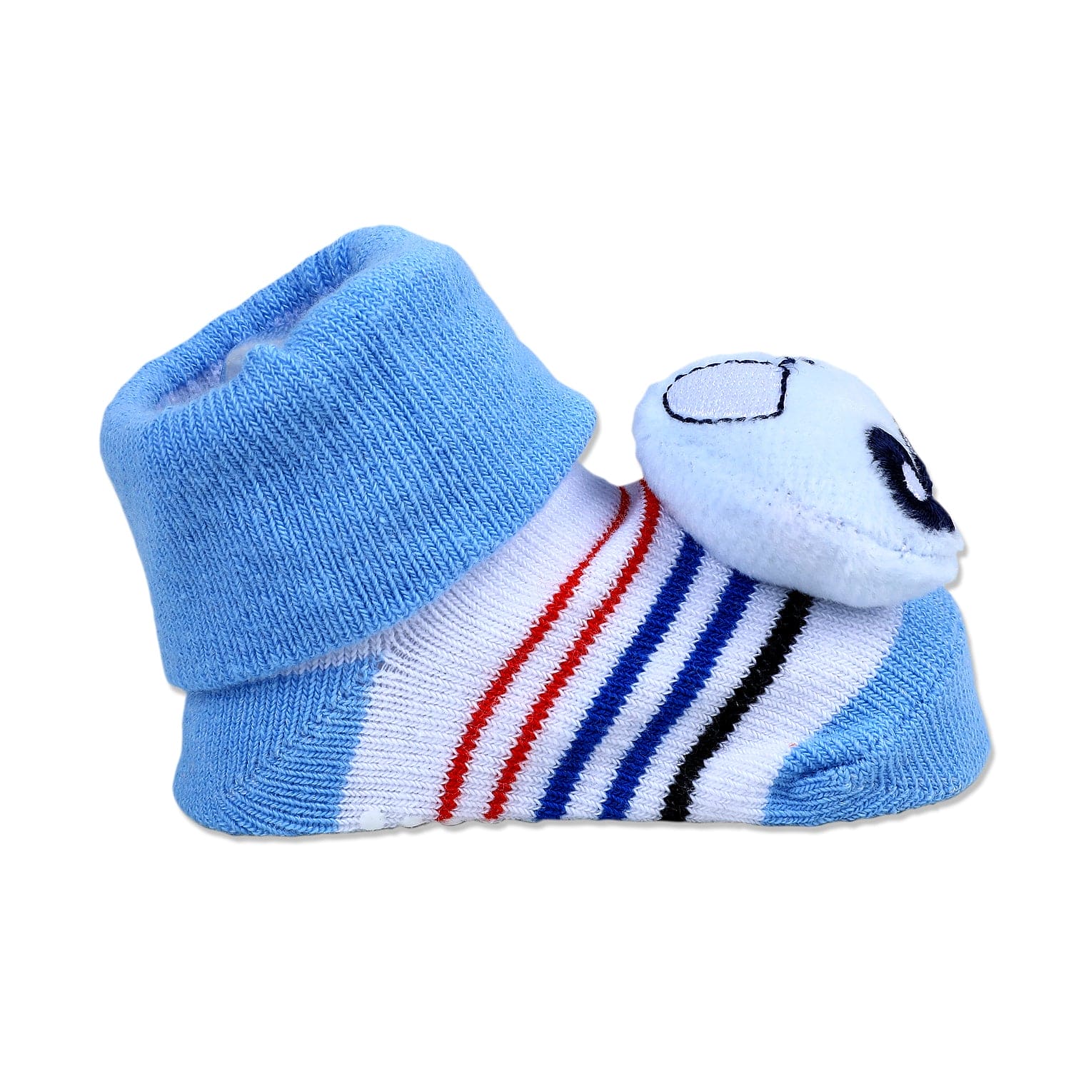 Baby Moo Car Cotton Anti-Skid 3D Socks - Blue - Baby Moo
