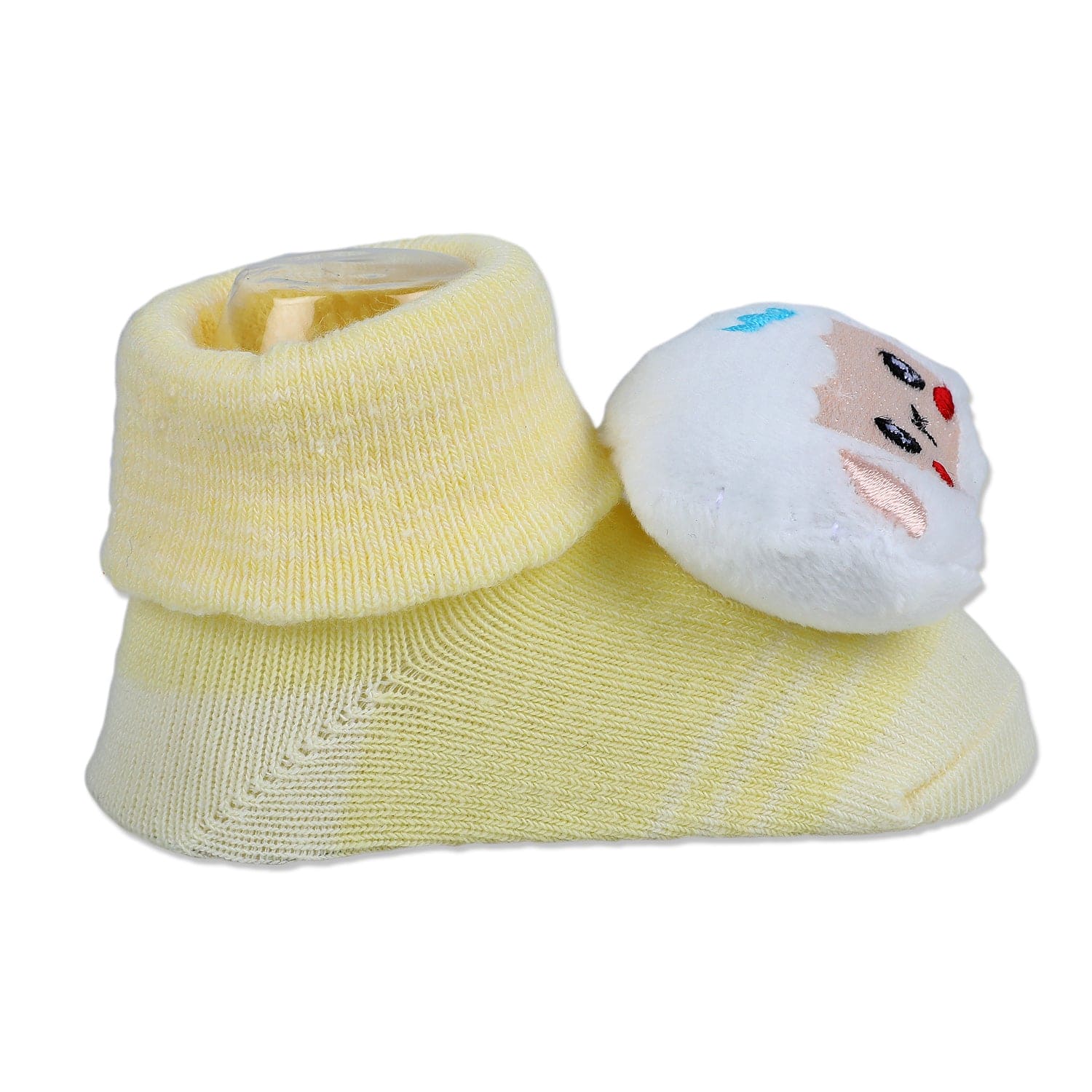 Baby Moo Sheep Cotton Anti-Skid 3D Socks - Yellow - Baby Moo