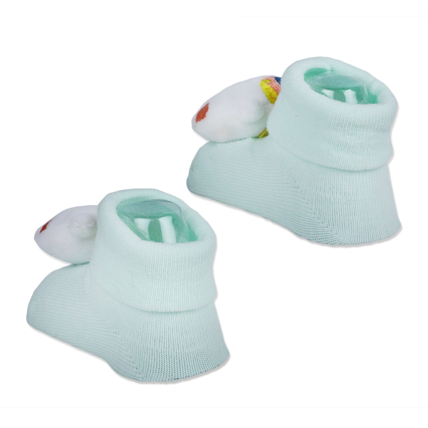 Baby Moo Magical Unicorn Cotton Anti-Skid 3D Socks - Mint Green - Baby Moo