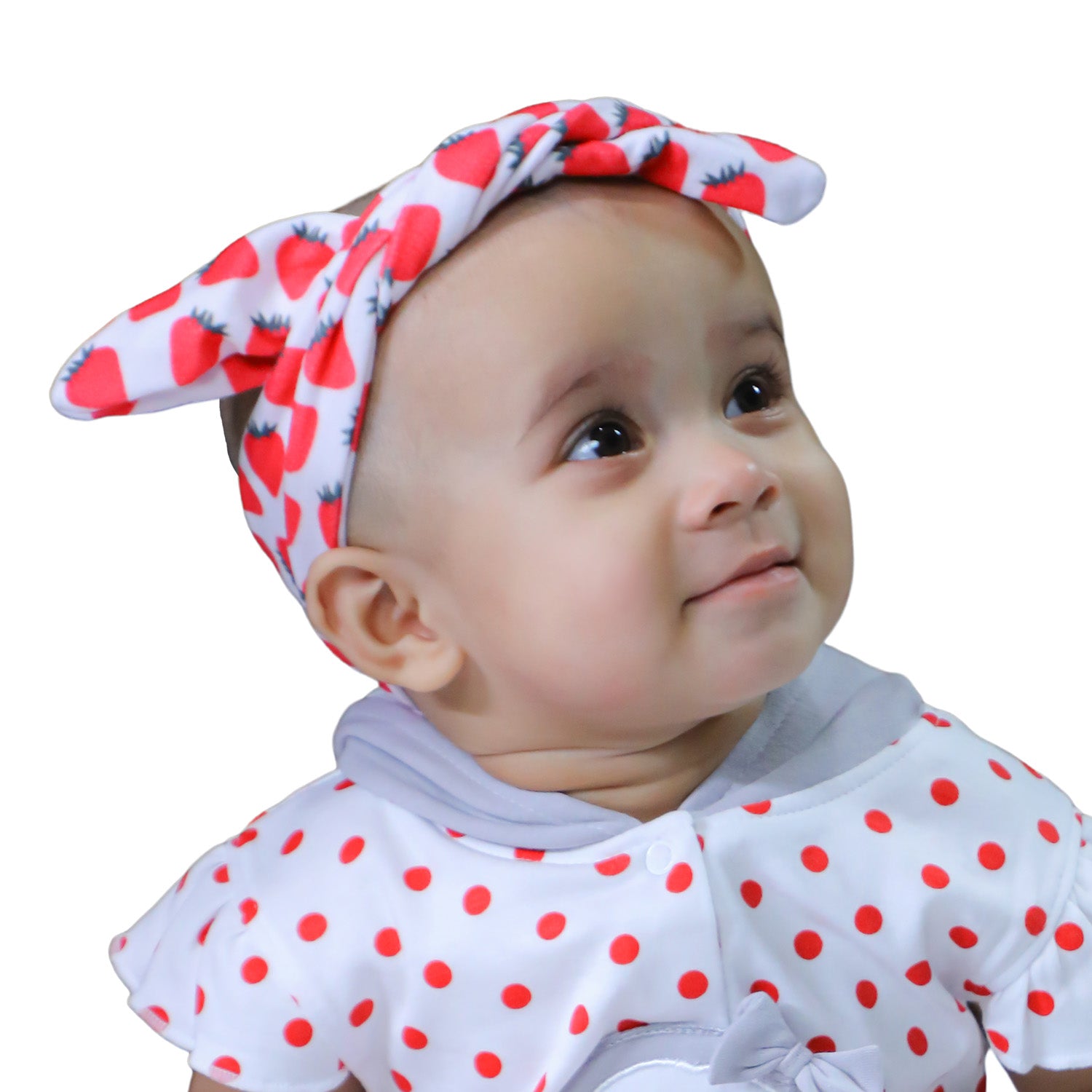 Fruitilicious Bow Knot Headbands 2 Pcs - Red - Baby Moo