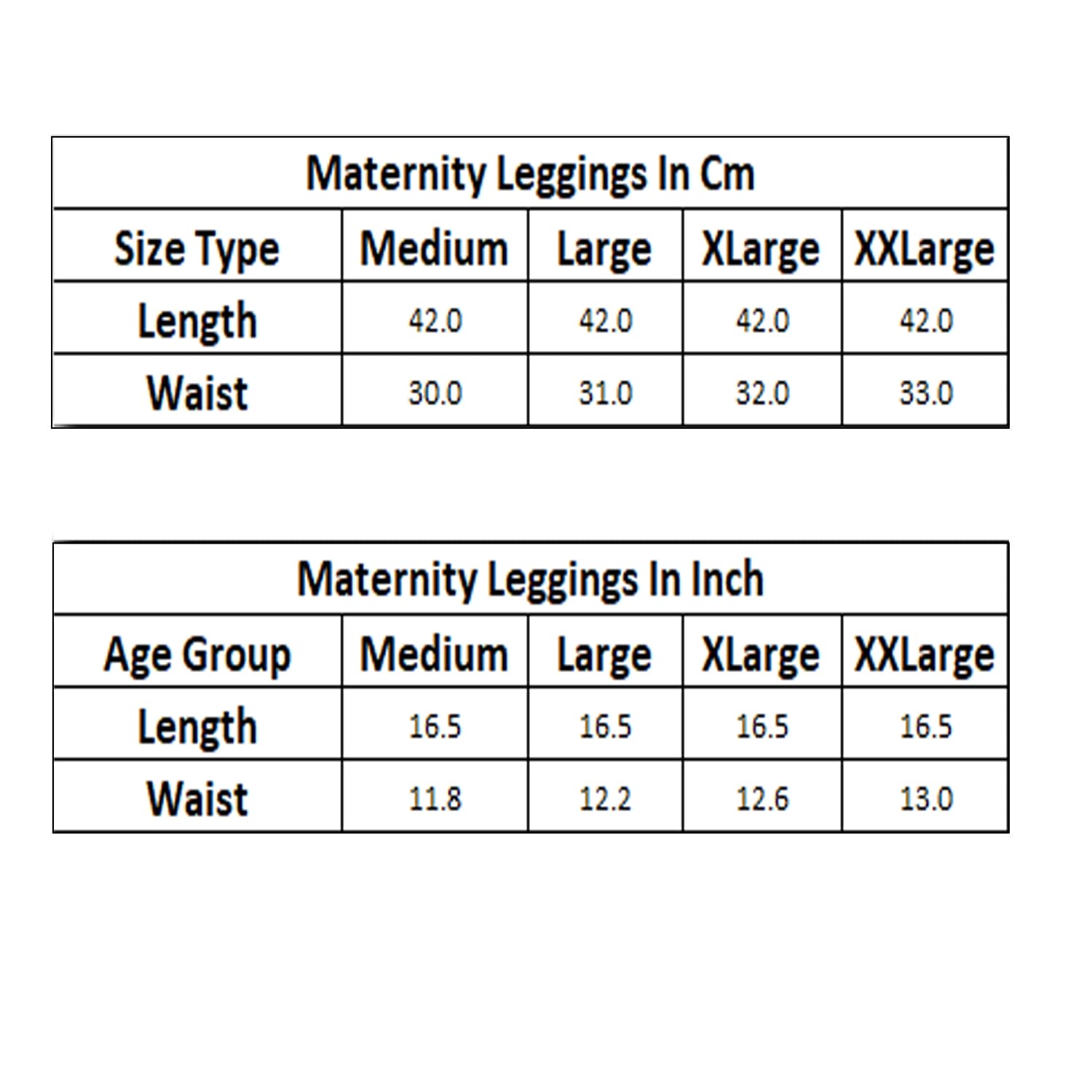 Baby Moo Soft And Comfy Full Length Maternity Leggings Solid - White - Baby Moo