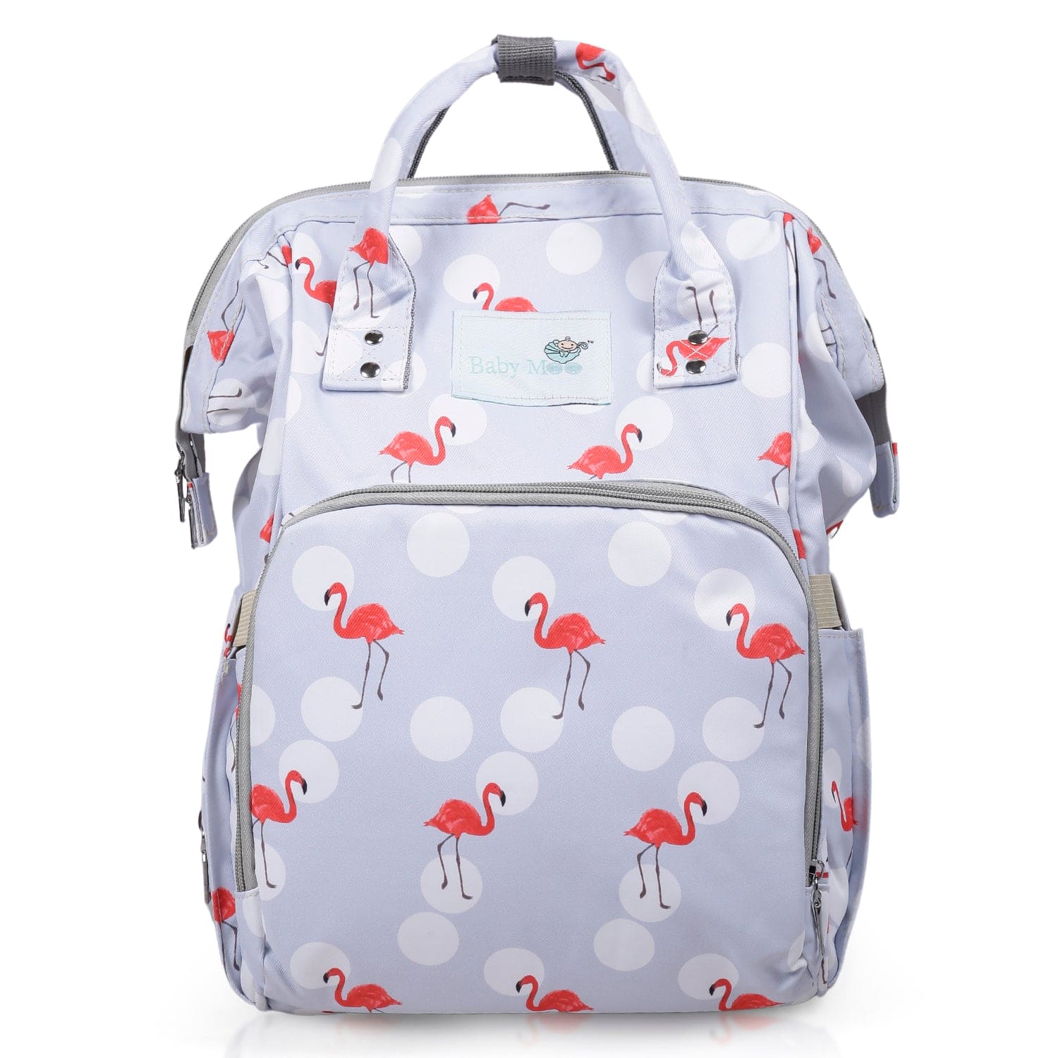 Diaper Bag
Maternity Backpack Flamingo Gery - Baby Moo