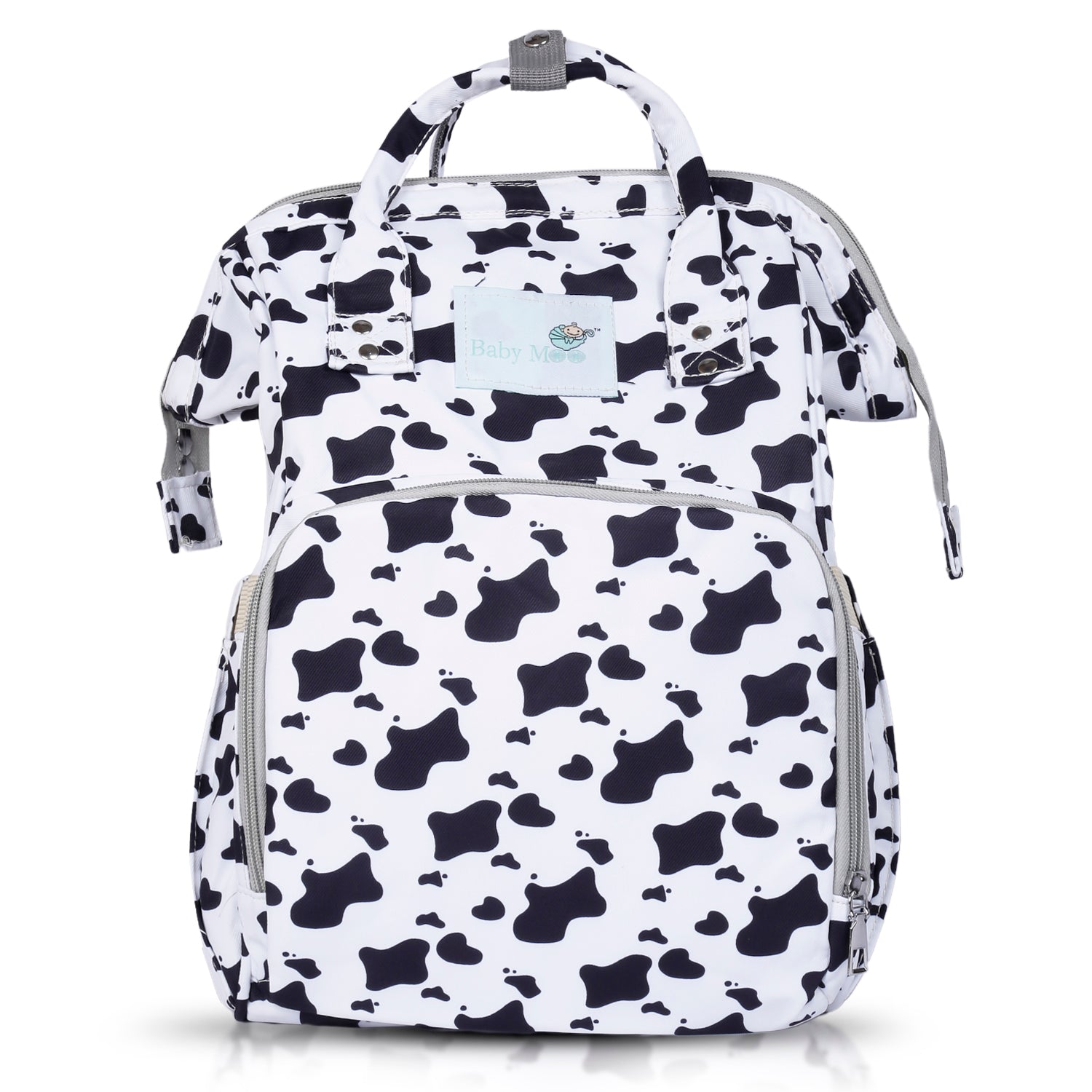 Diaper Bag 
Maternity Backpack Cow Black And White - Baby Moo