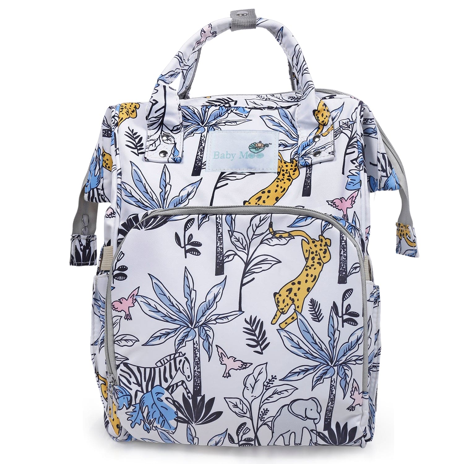 Diaper Bag
Maternity Backpack Cheetah In The Jungle
White - Baby Moo