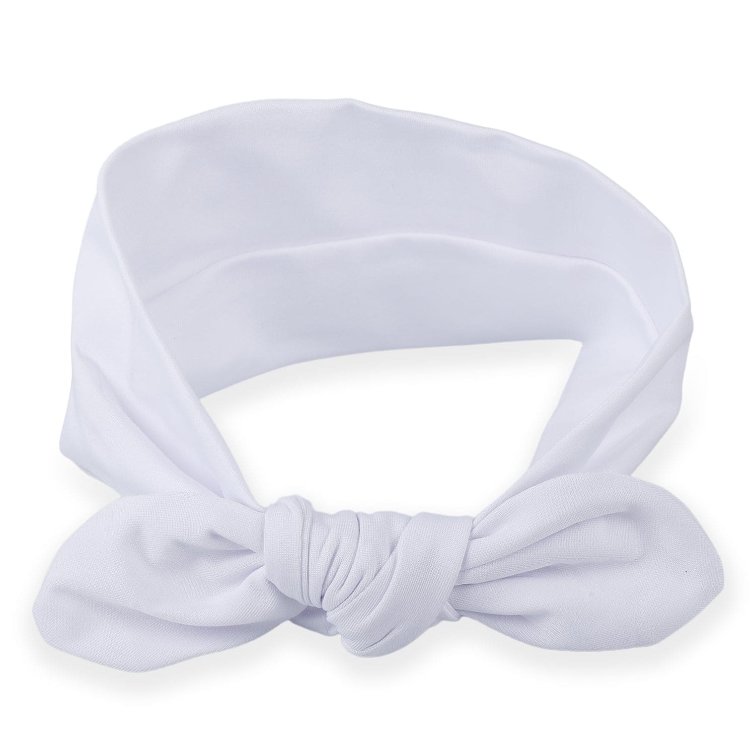 Baby Moo Bow Knot Headband White