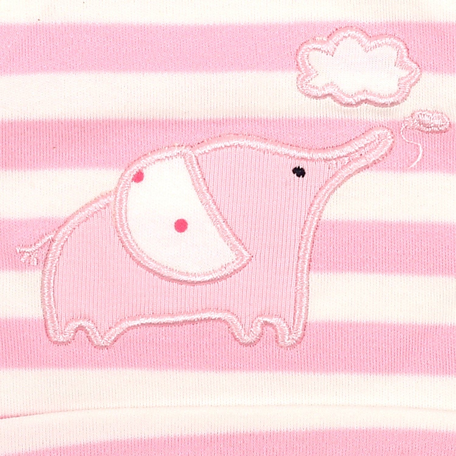 Pink Elephant 3 Pk Caps - Baby Moo