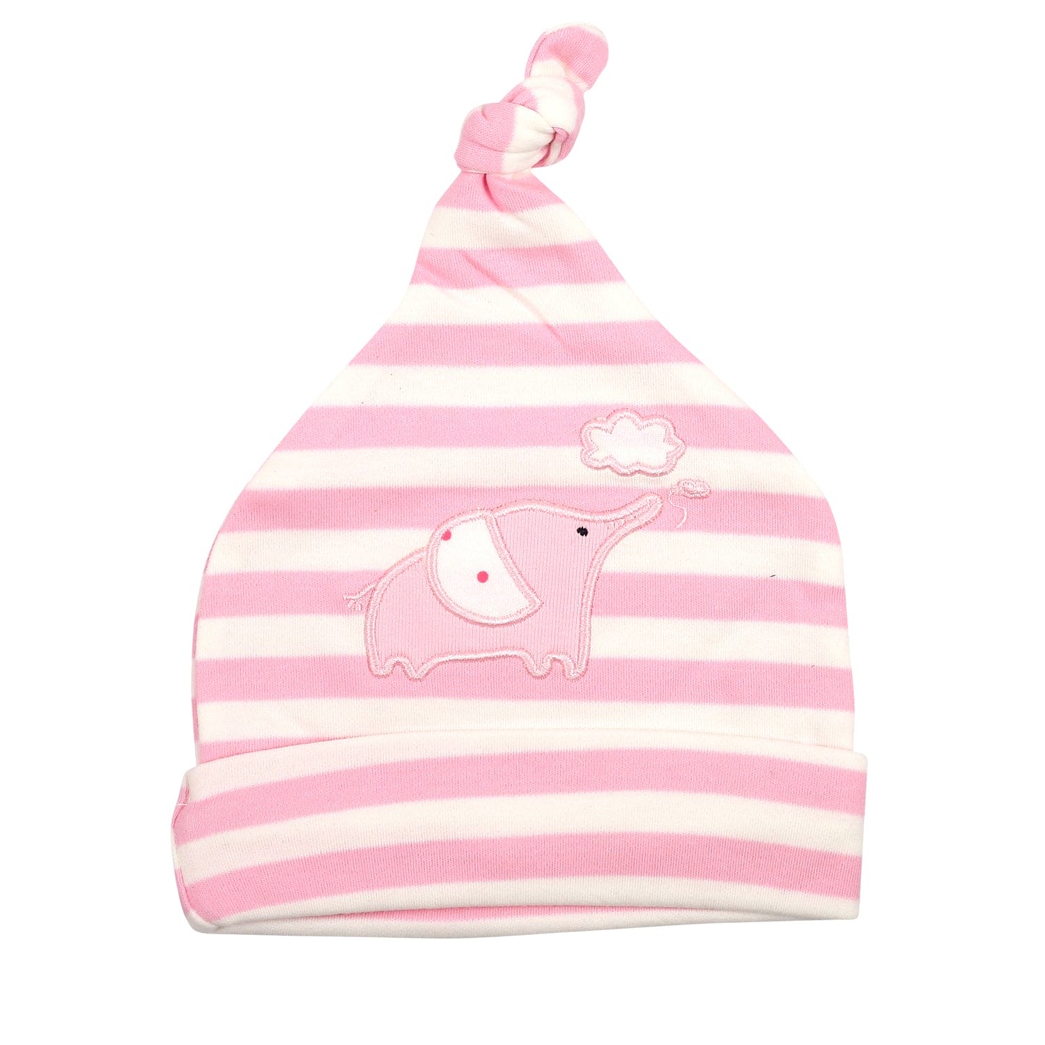 Pink Elephant 3 Pk Caps - Baby Moo