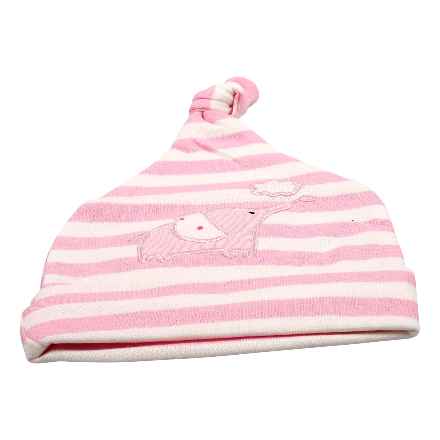 Pink Elephant 3 Pk Caps - Baby Moo
